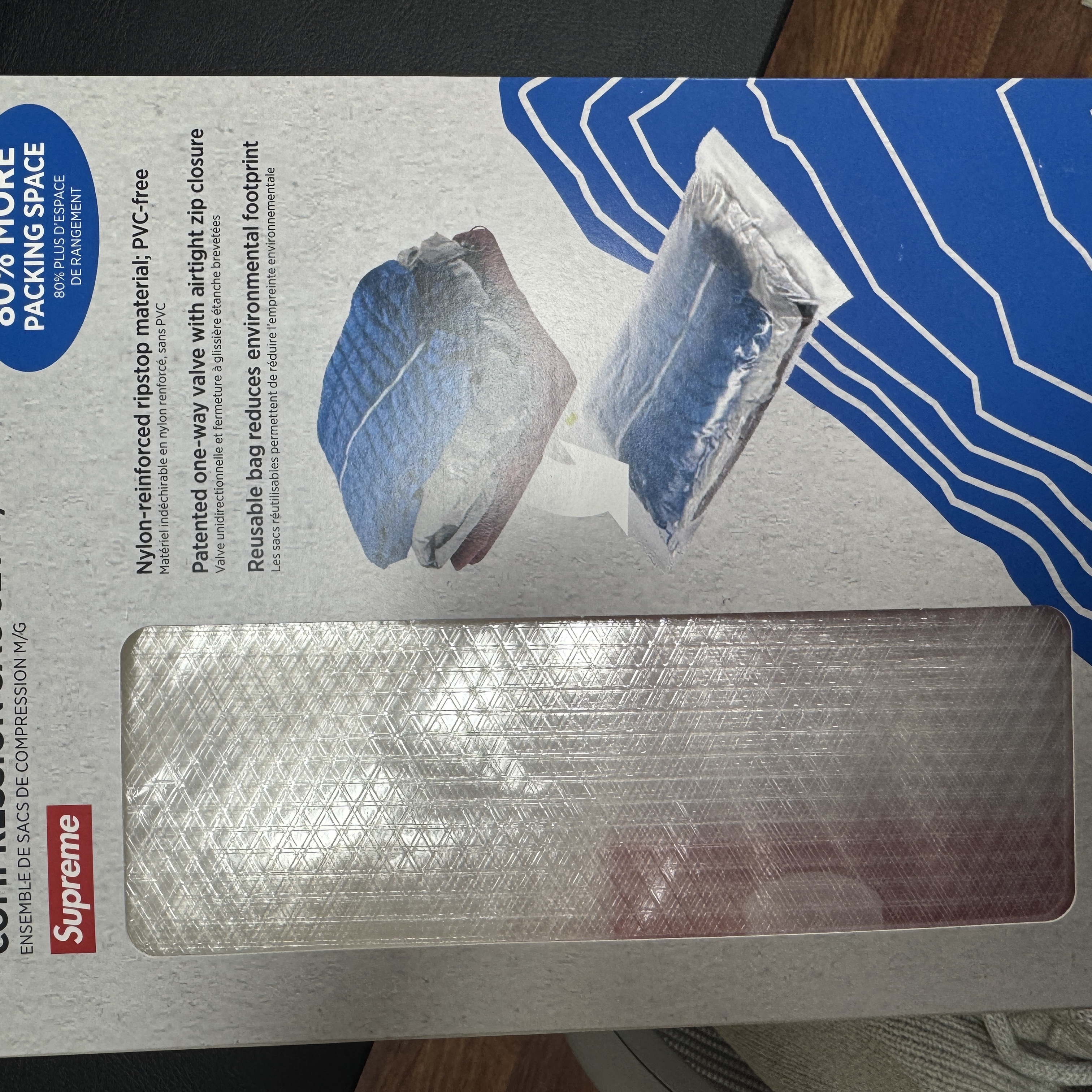 Supreme x Eagle Creek Pack-It Compression Bags Clear (Set of 2) - 25SS 착용 스타일 - 1