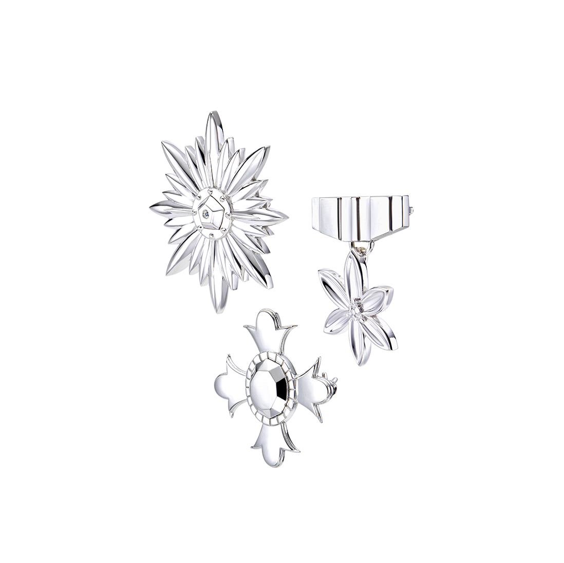 [예약 배송] 티링제이 샤이닝 메달 브로치 세트. ABC([예약 배송] TEE RING JAY Shining Medal Brooch Set NO. ABC) - 1