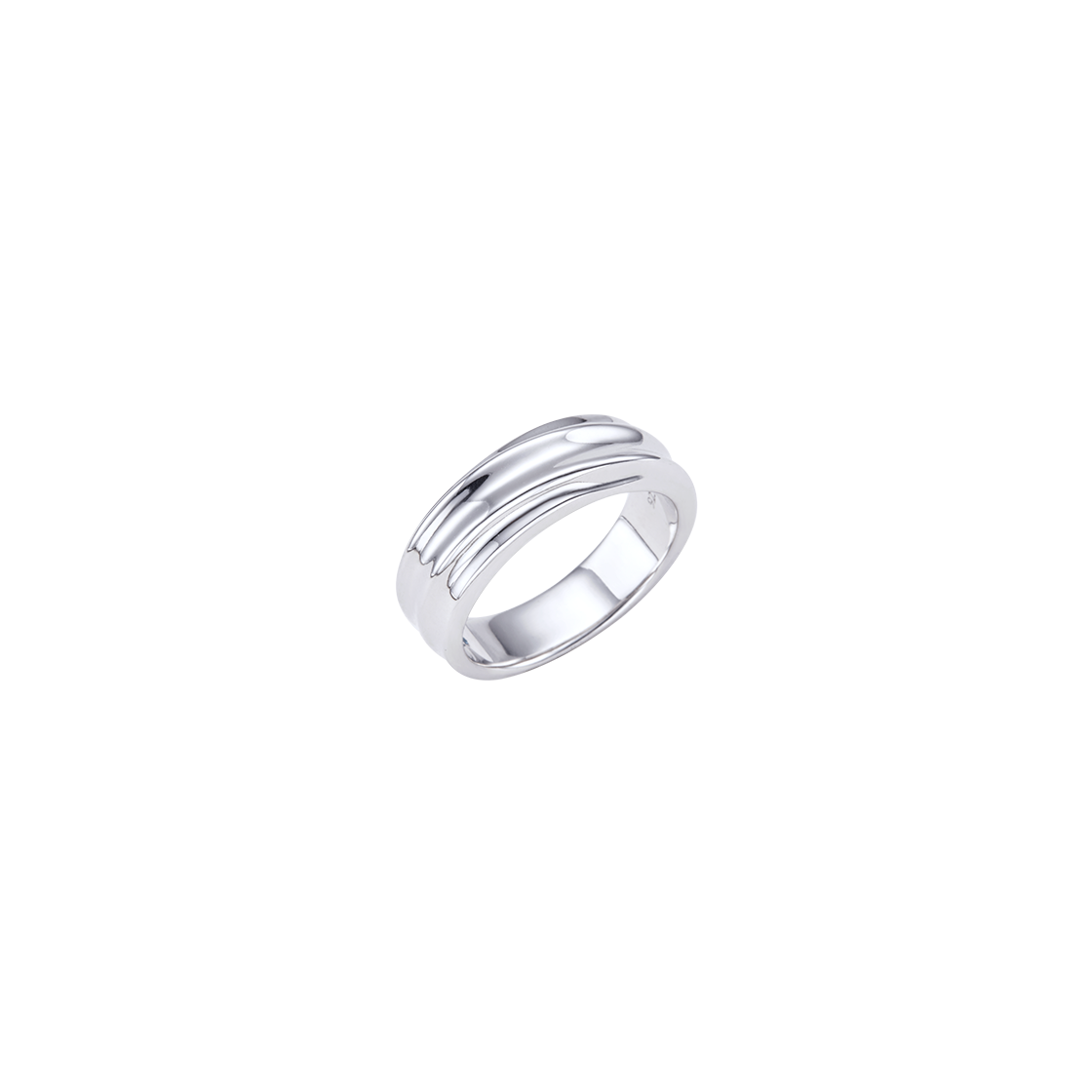 GR1013R [예약 배송] TEE RING JAY Liquid Texture Ring
