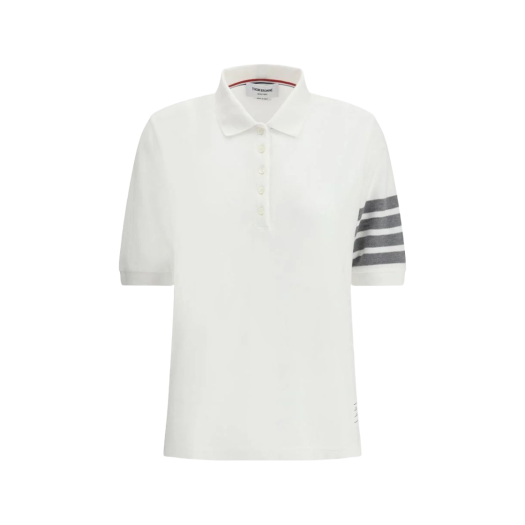 THOM BROWNE レディース 半袖Tシャツ FJP052G 07976 100 レディーストップスとシャツ | Thom Browne