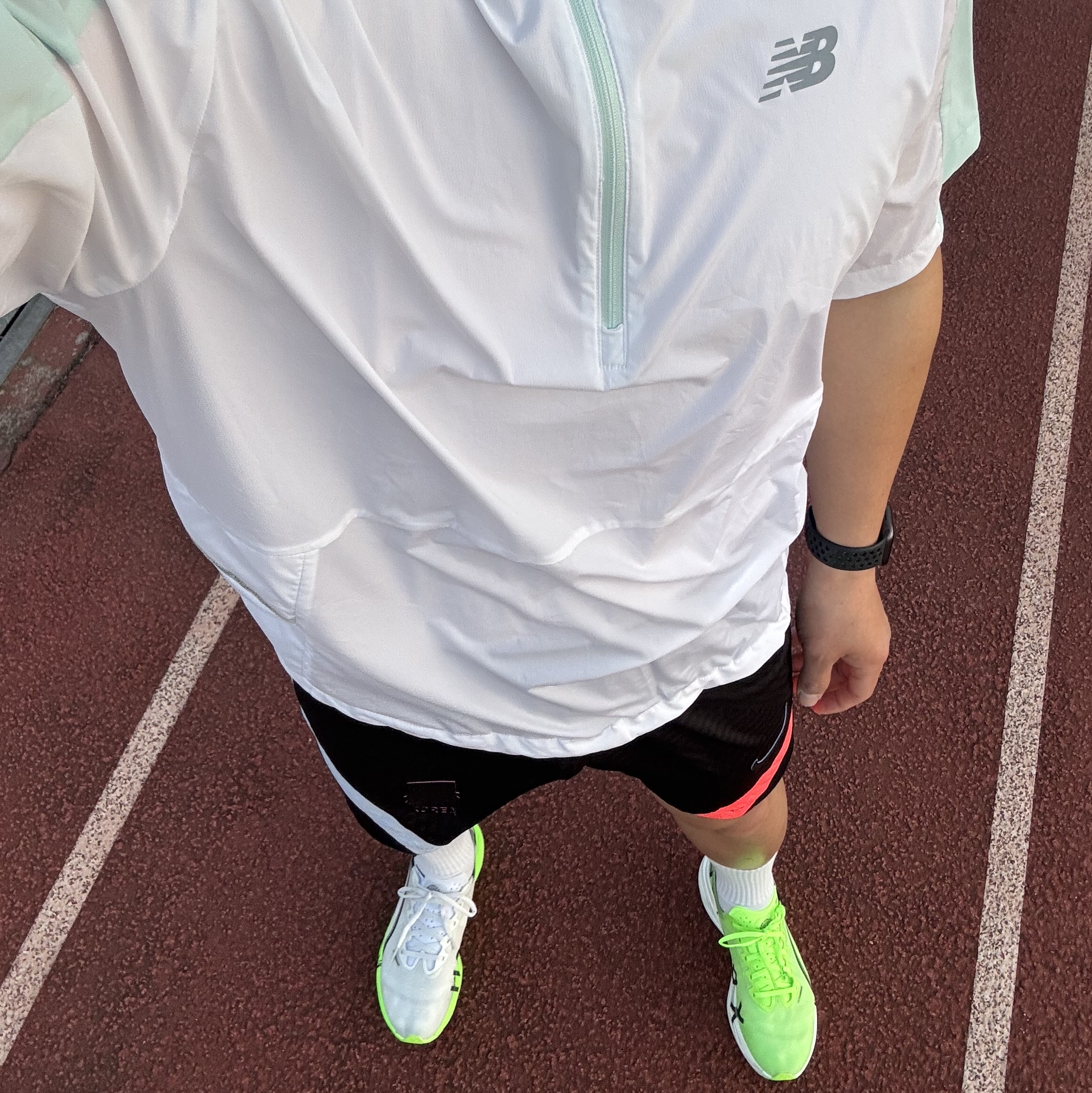 Puma x Hyrox Deviate Nitro Elite 3 Green Glare 착용 스타일 - 2