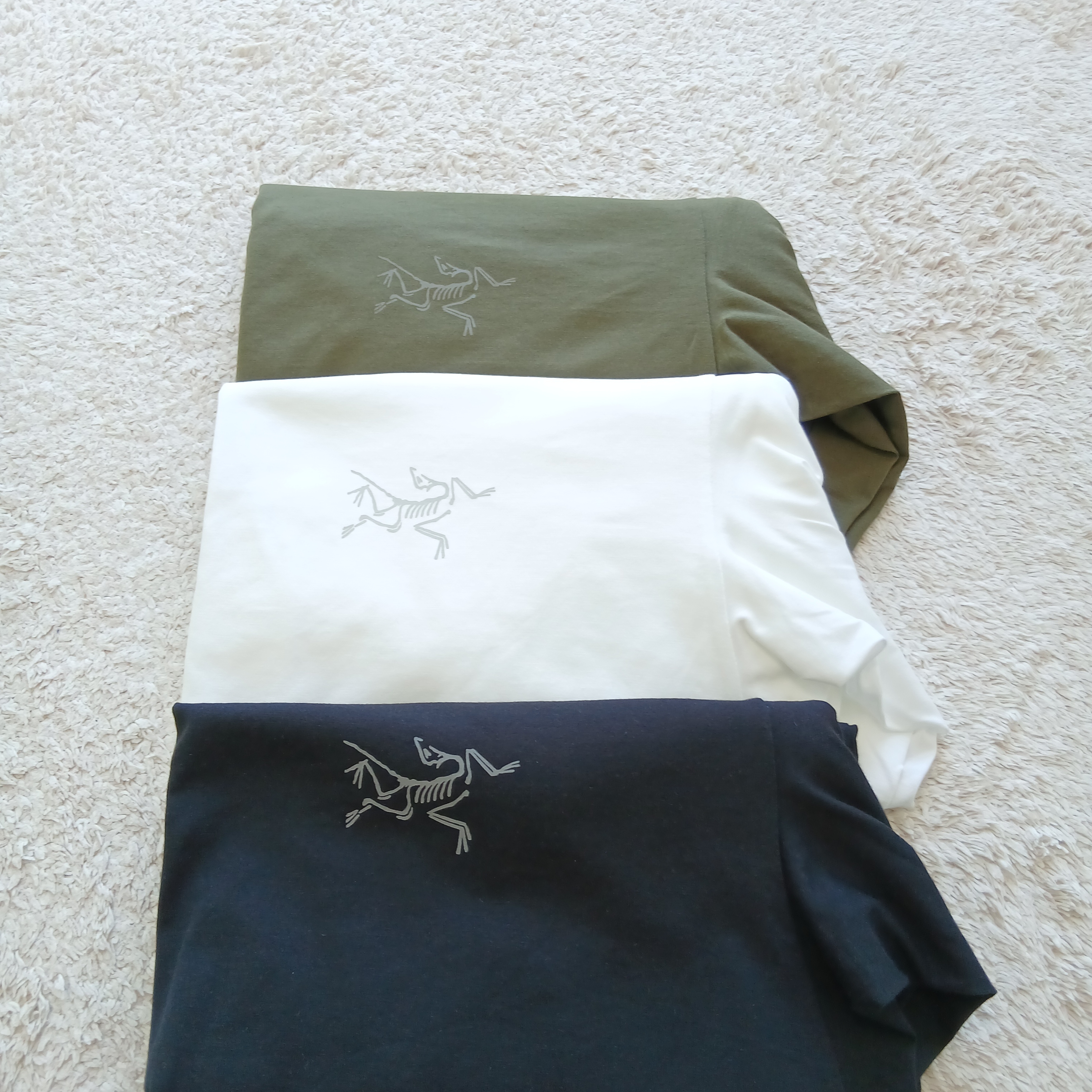 Arc'teryx Kragg SL Cotton LS Shirt Black, Arc'teryx Kragg SL Cotton LS Shirt White Light 착용 스타일 - 1