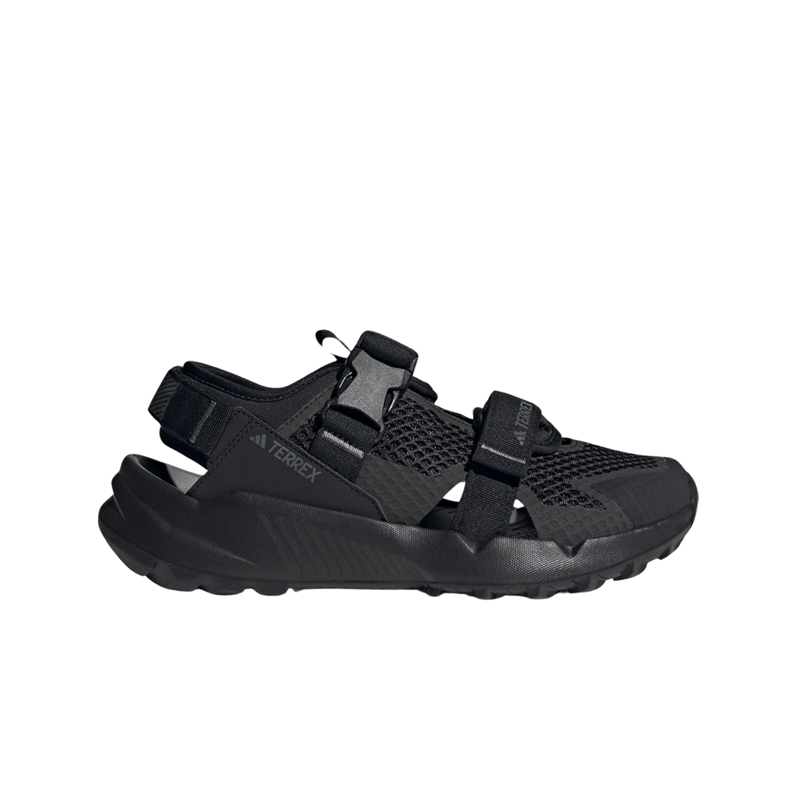 아디다스 테렉스 하이드로테라 AT 샌들 코어 블랙 그레이 포(Adidas Terrex Hydroterra AT Sandal Core Black Grey Four)