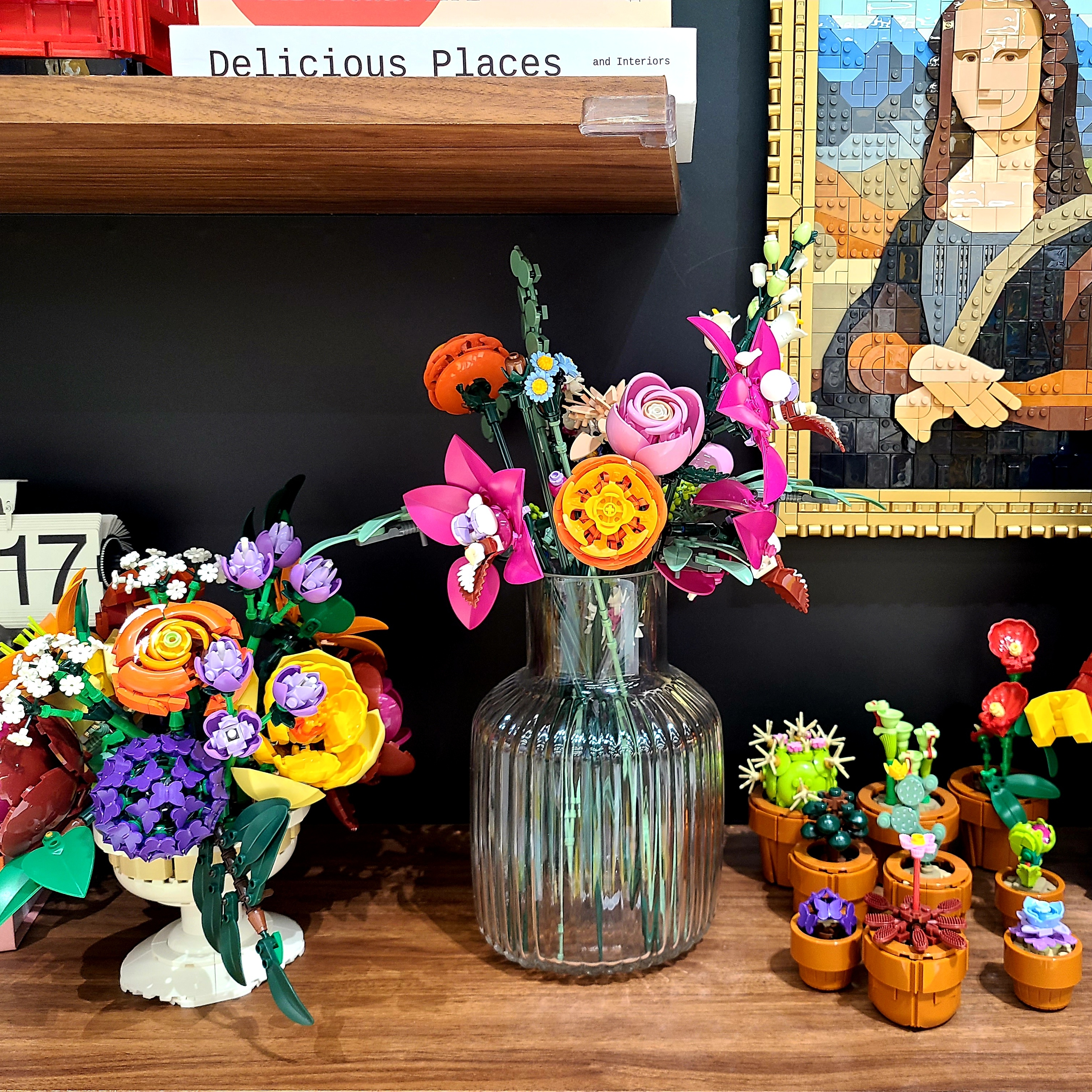 Lego Tiny Plants, Lego Pretty Pink Flower Bouquet 착용 스타일 - 1