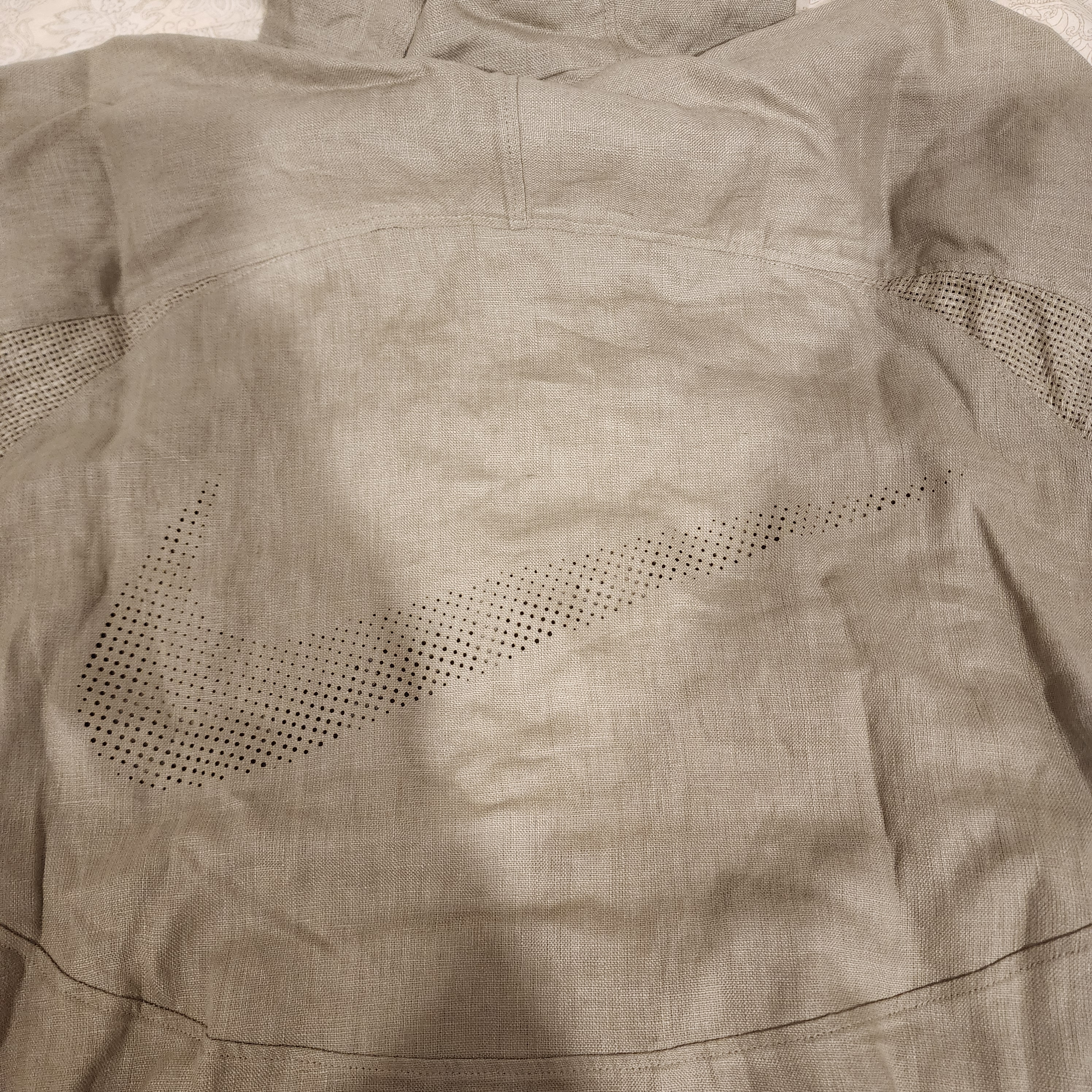 Nike x Stussy Linen Shell Jacket Chino (FZ5751-263) 착용 스타일 - 4
