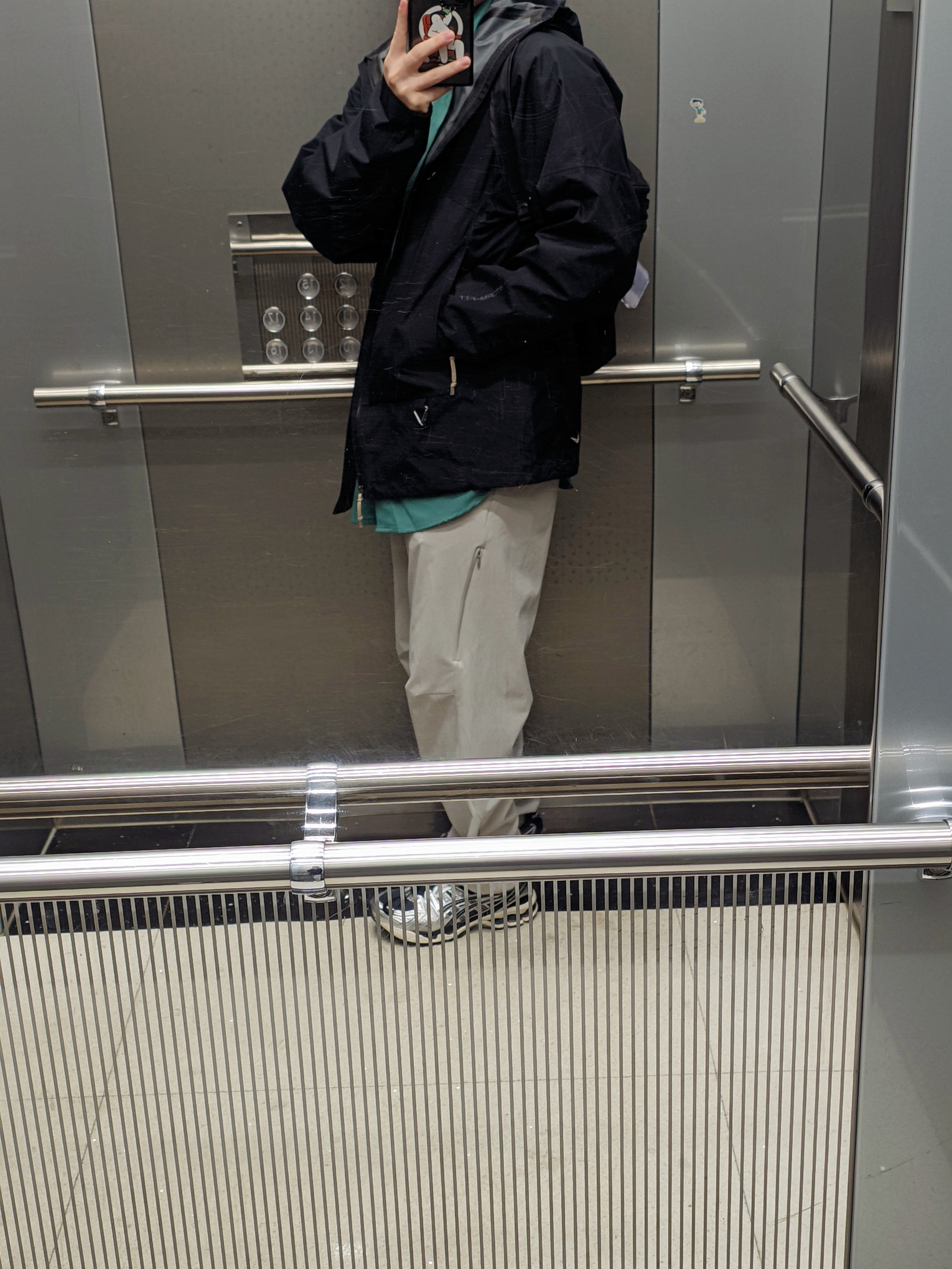 Asics Unlimited Gel-Kayano 14 Carrier Grey Black, Nike ACG Storm-Fit ADV Cascade Rains Full Zip Jacket Black - Asia 착용 스타일 - 2