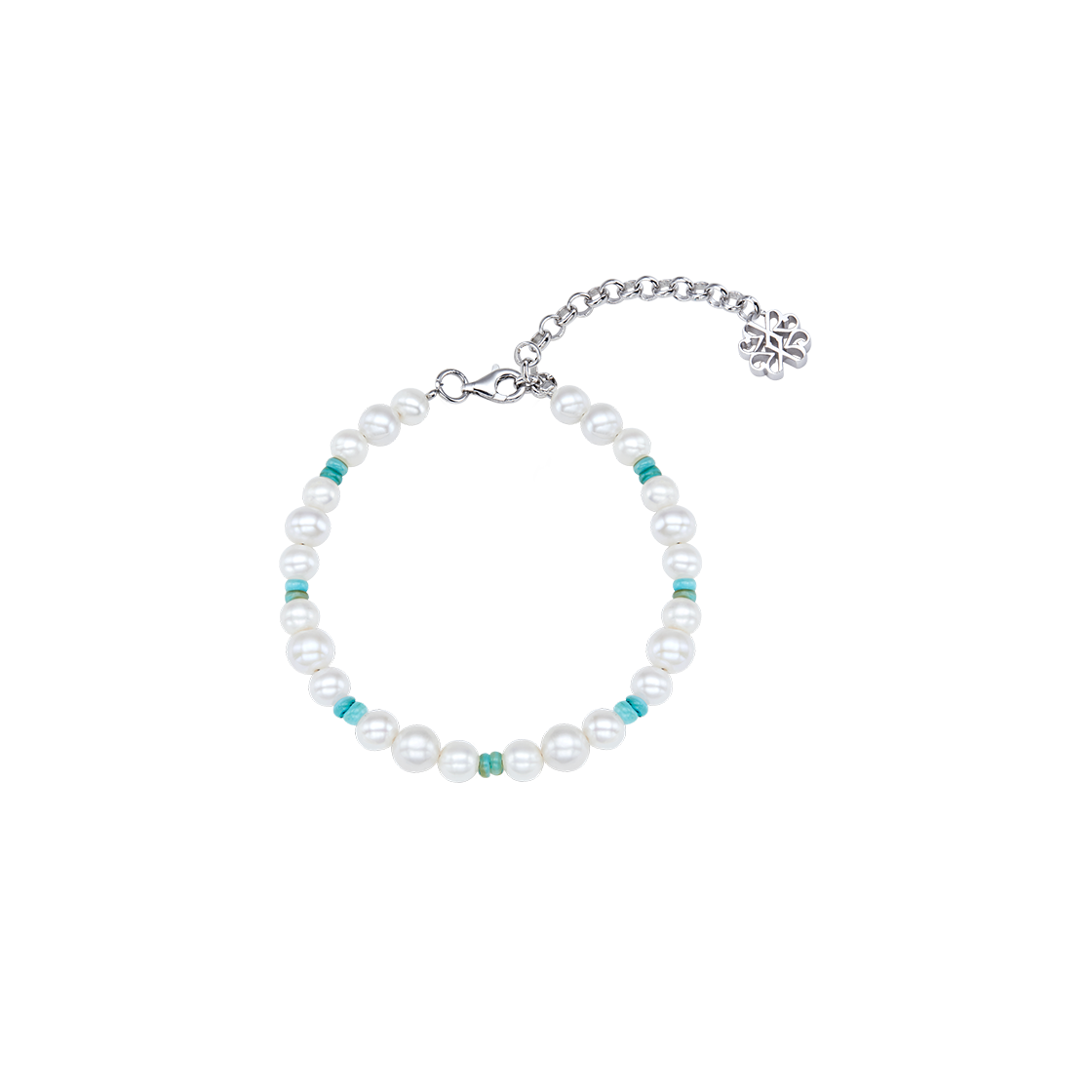[예약 배송] 티링제이 블루 너커 펄 브레이슬릿([예약 배송] TEE RING JAY Blue Nacre Pearl Bracelet)
