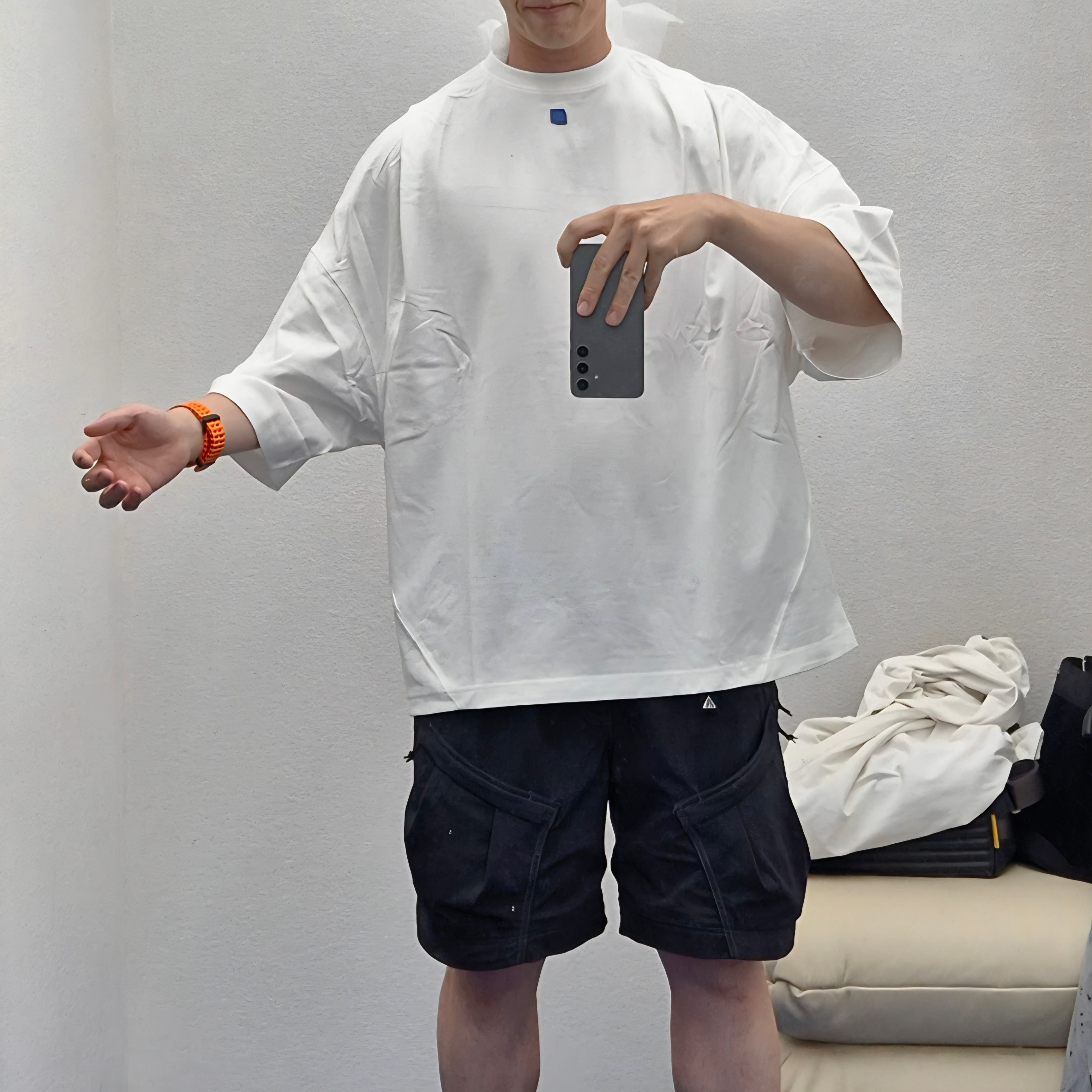 Ader Error Tetraight Product 46 Off White, Nike ACG Smith Summit Cargo Pants Black - US/EU 착용 스타일