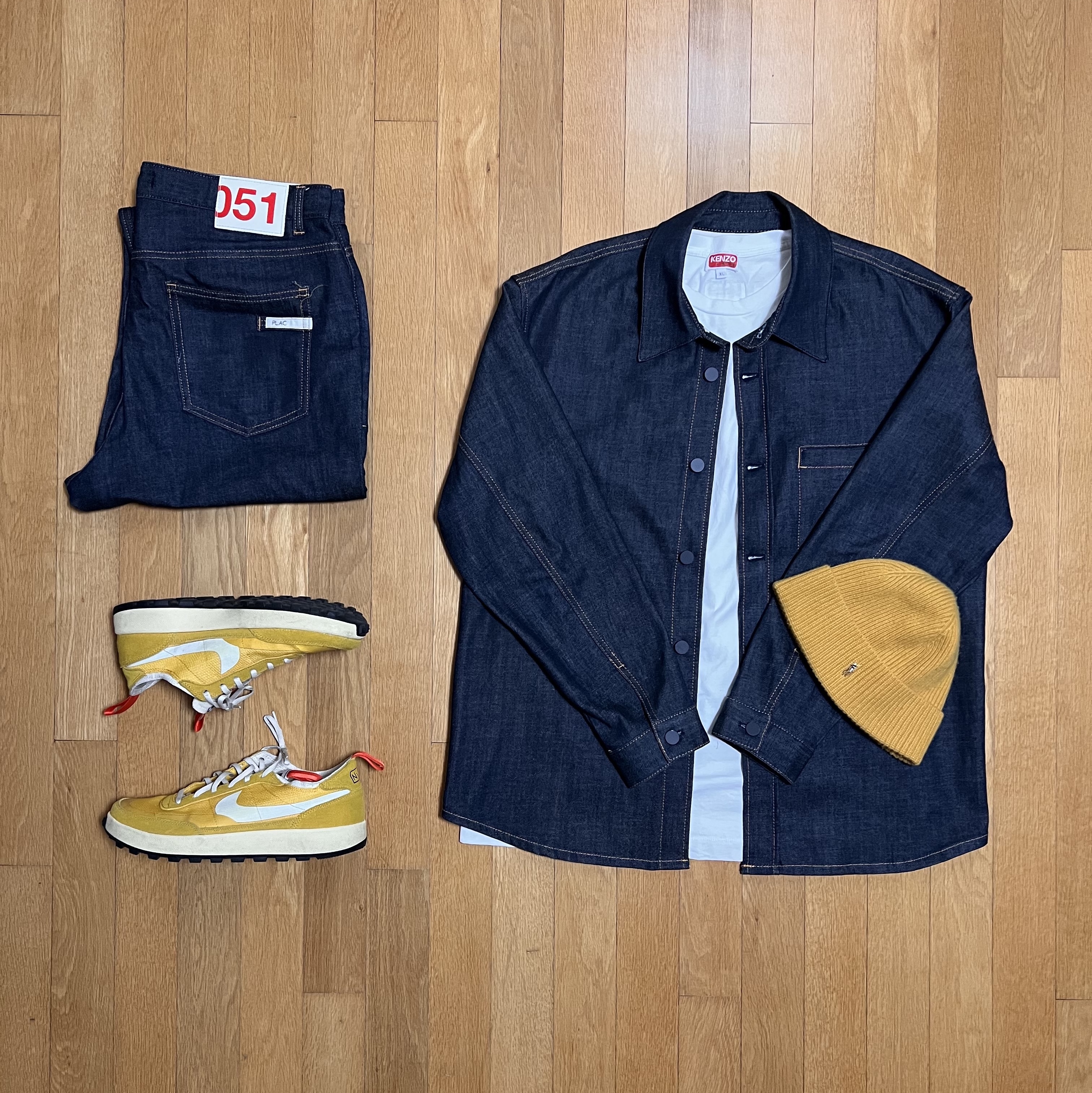 Nike x Tom Sachs General Purpose Shoe Archive, Kenzo Gots Pop Embroidered Classic T-Shirt White 착용 스타일