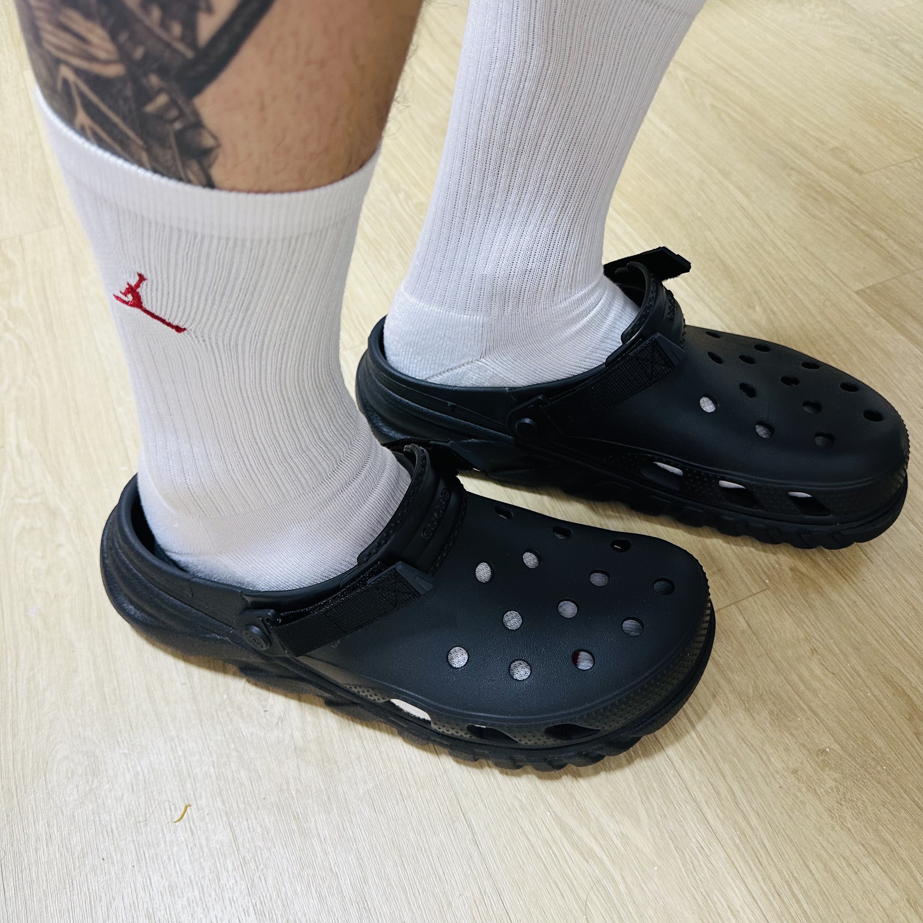 Crocs Duet Max II Clog Black 착용 스타일