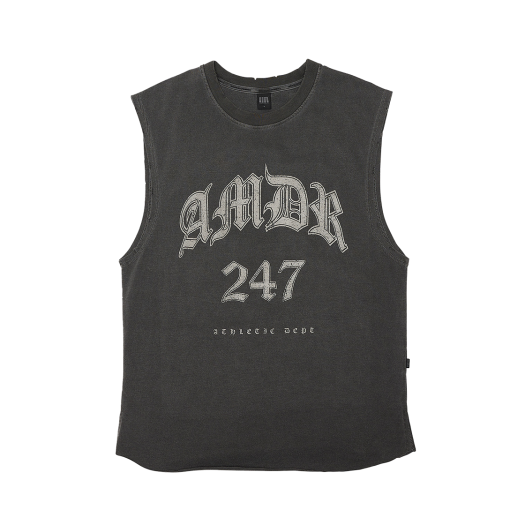 MTSMTKL03-GY Muscle Armed AMDR Pigment Raw Cut Sleeveless