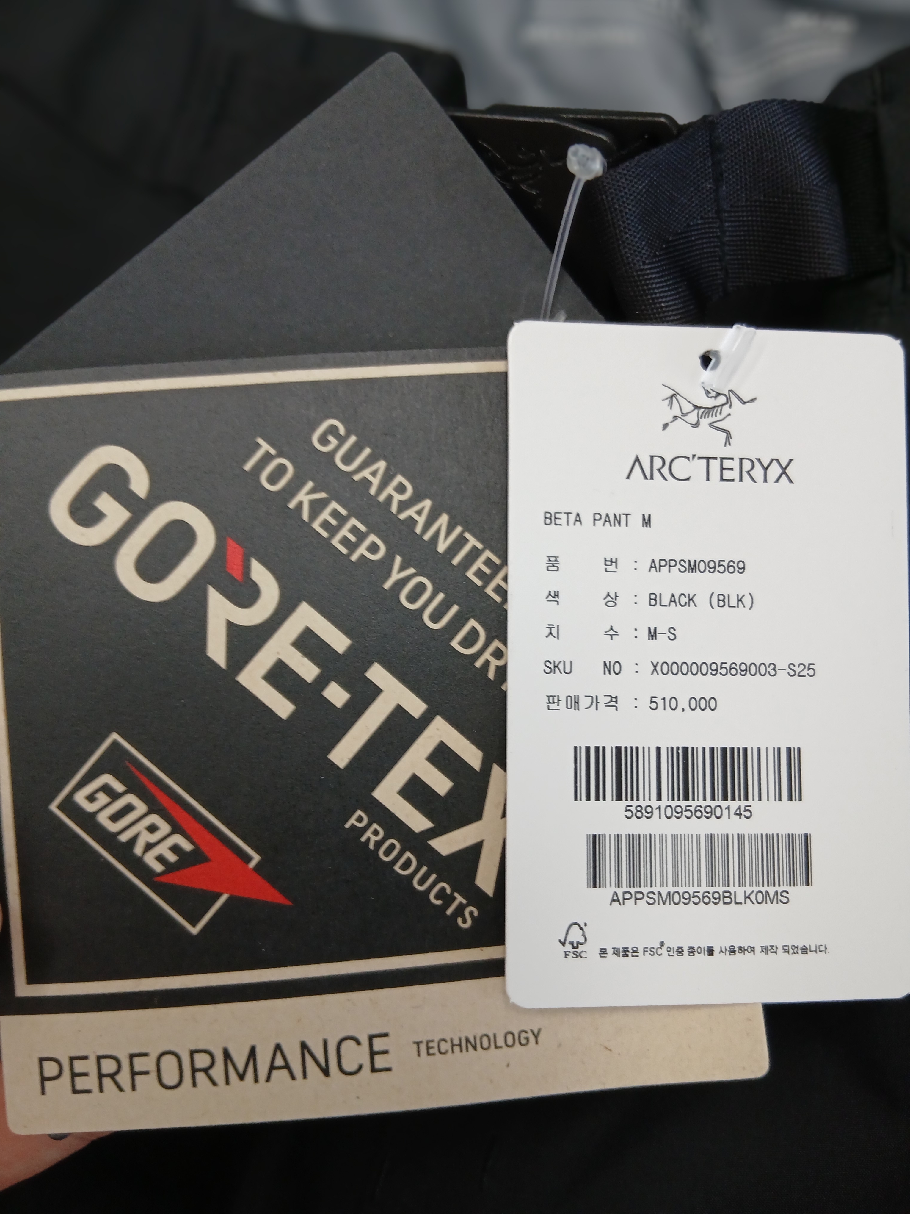 Arc'teryx Beta Pants Black 착용 스타일 - 4