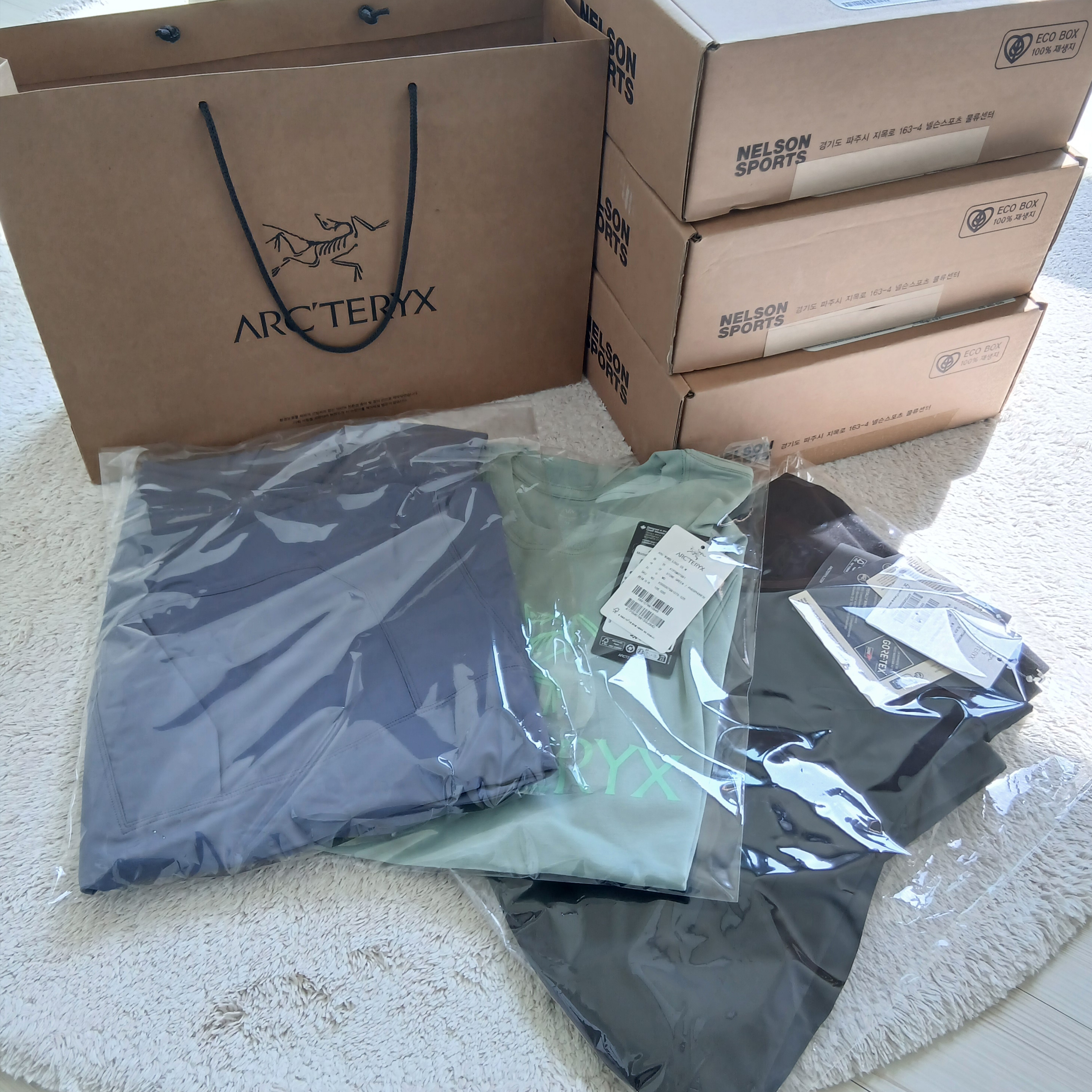 Arc'teryx Kragg SL Cotton Bird Tile LS Shirt Black Arctic Silk, Arc'teryx Kragg SL Cotton LS Shirt Tatsu 착용 스타일 - 3