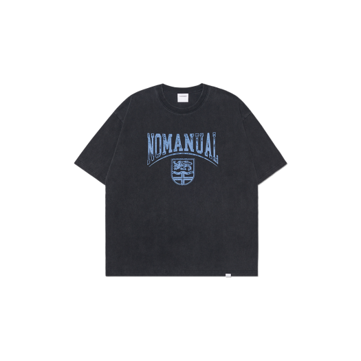 노매뉴얼 R.V 아치 로고 티셔츠 블랙 | NOMANUAL | KREAM