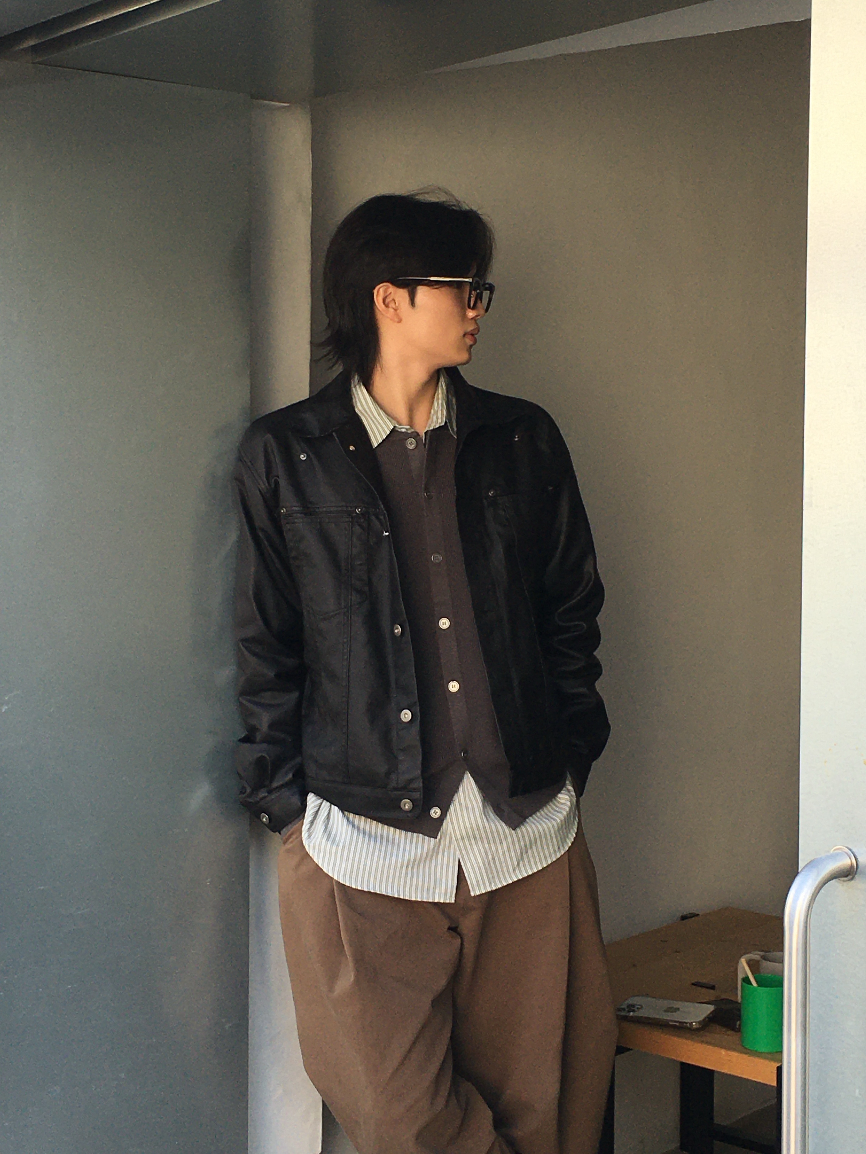 Porter Freestyle Multi Coin Case Brown 착용 스타일 - 4