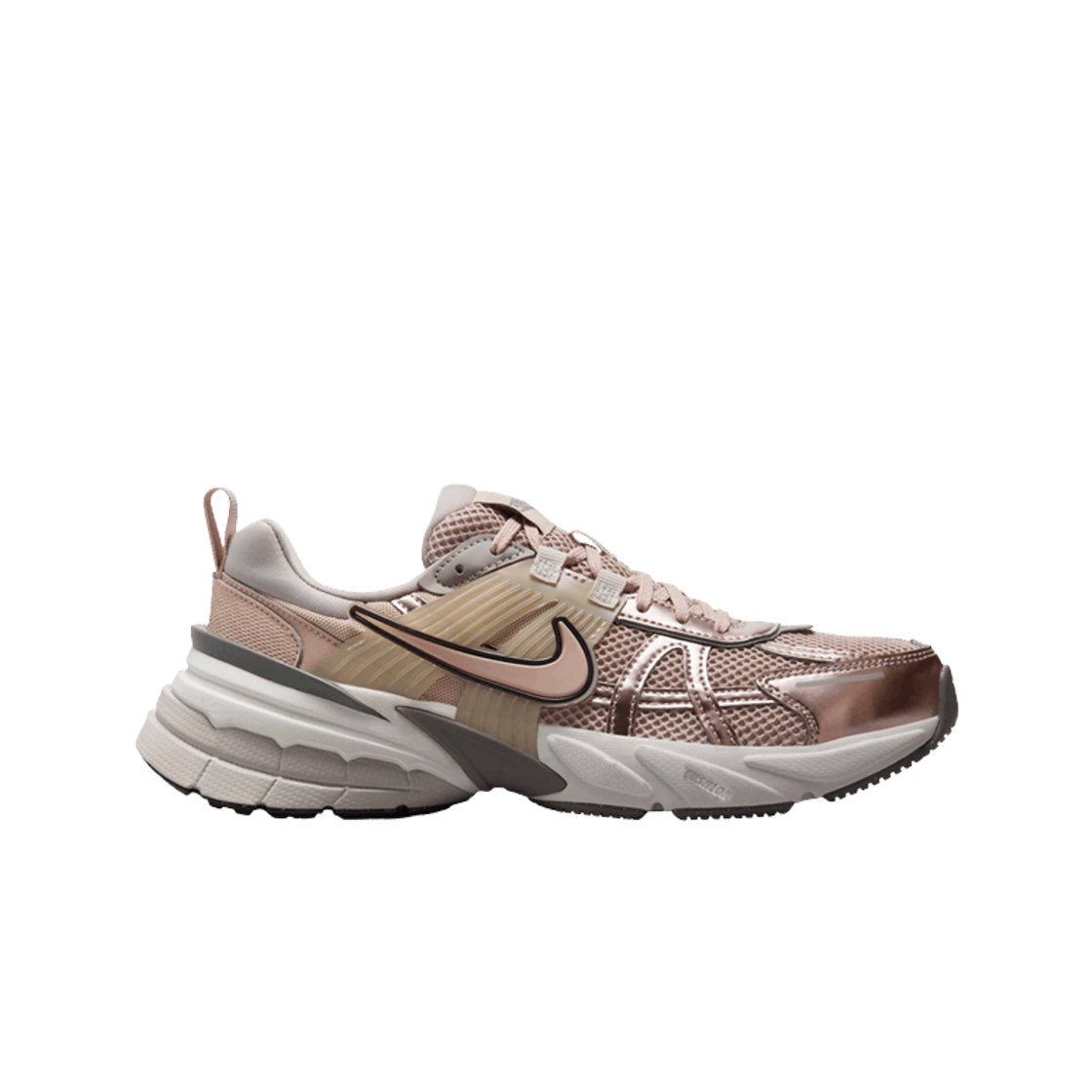 (W) 나이키 V2K 런 파티클 베이지 컬리지 그레이((W) Nike V2K Run Particle Beige College Grey)