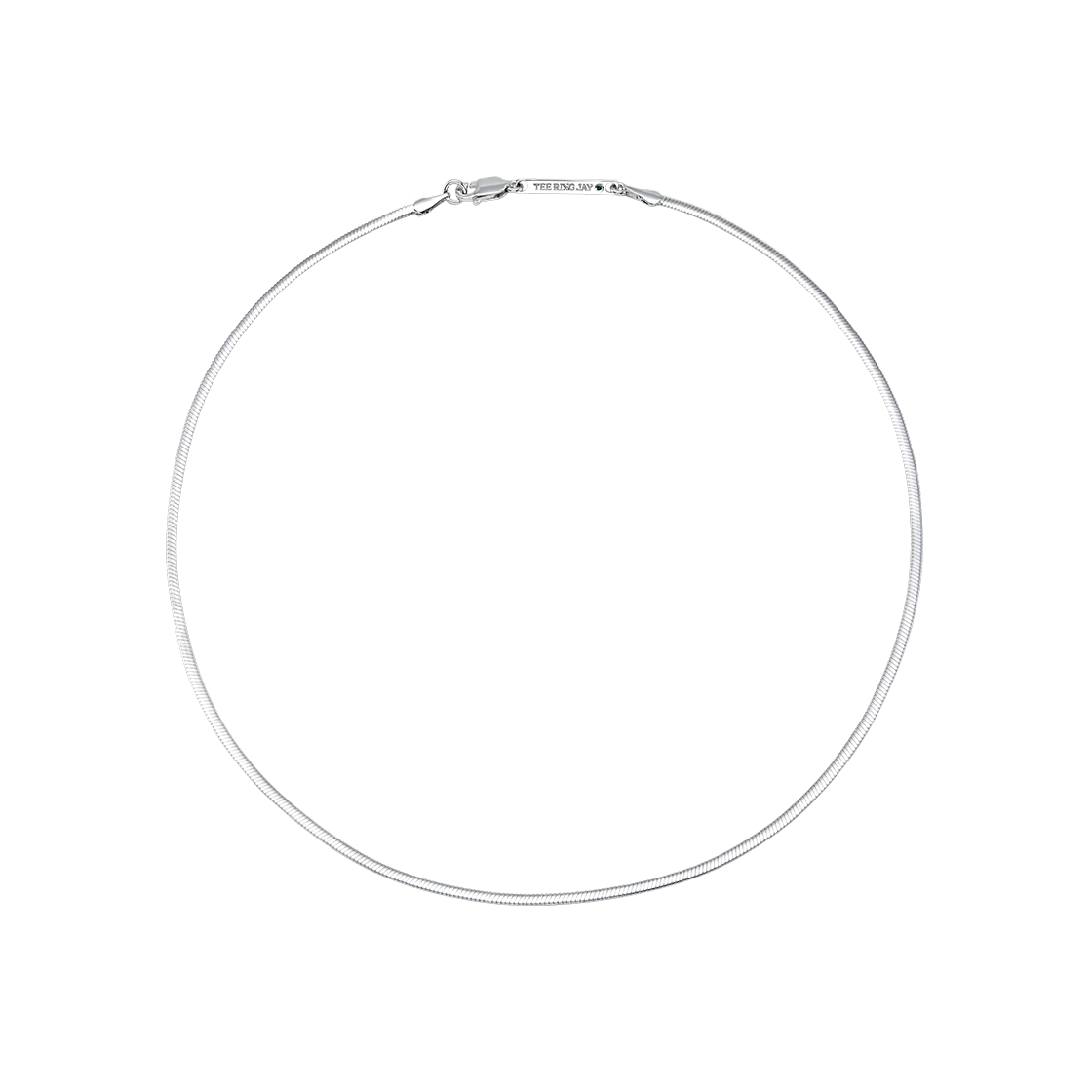 WS076N [예약 배송] TEE RING JAY Skinny Snake Chain Necklace
