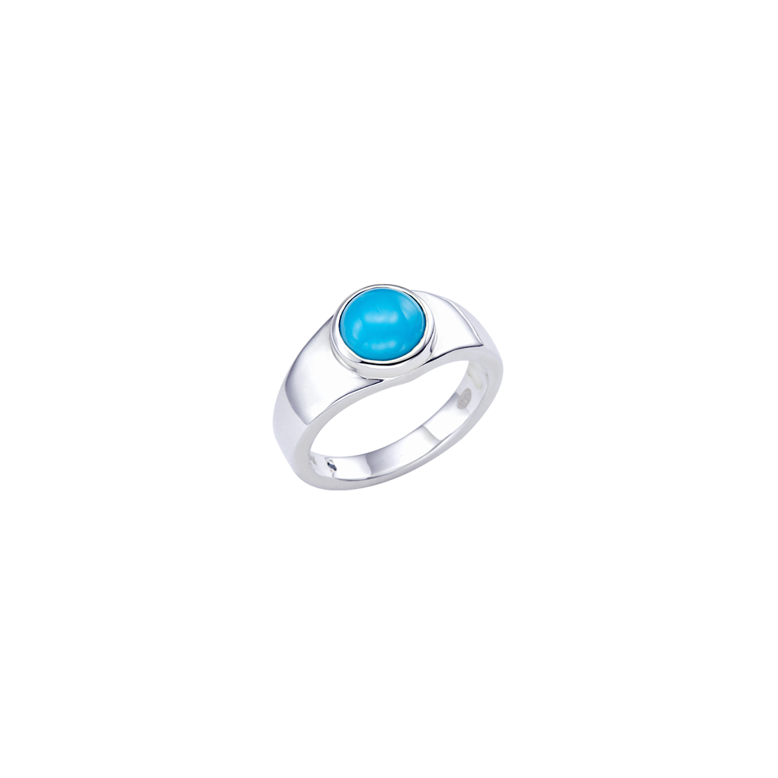 WS050R [예약 배송] TEE RING JAY Turquoise Triangle Signet Ring