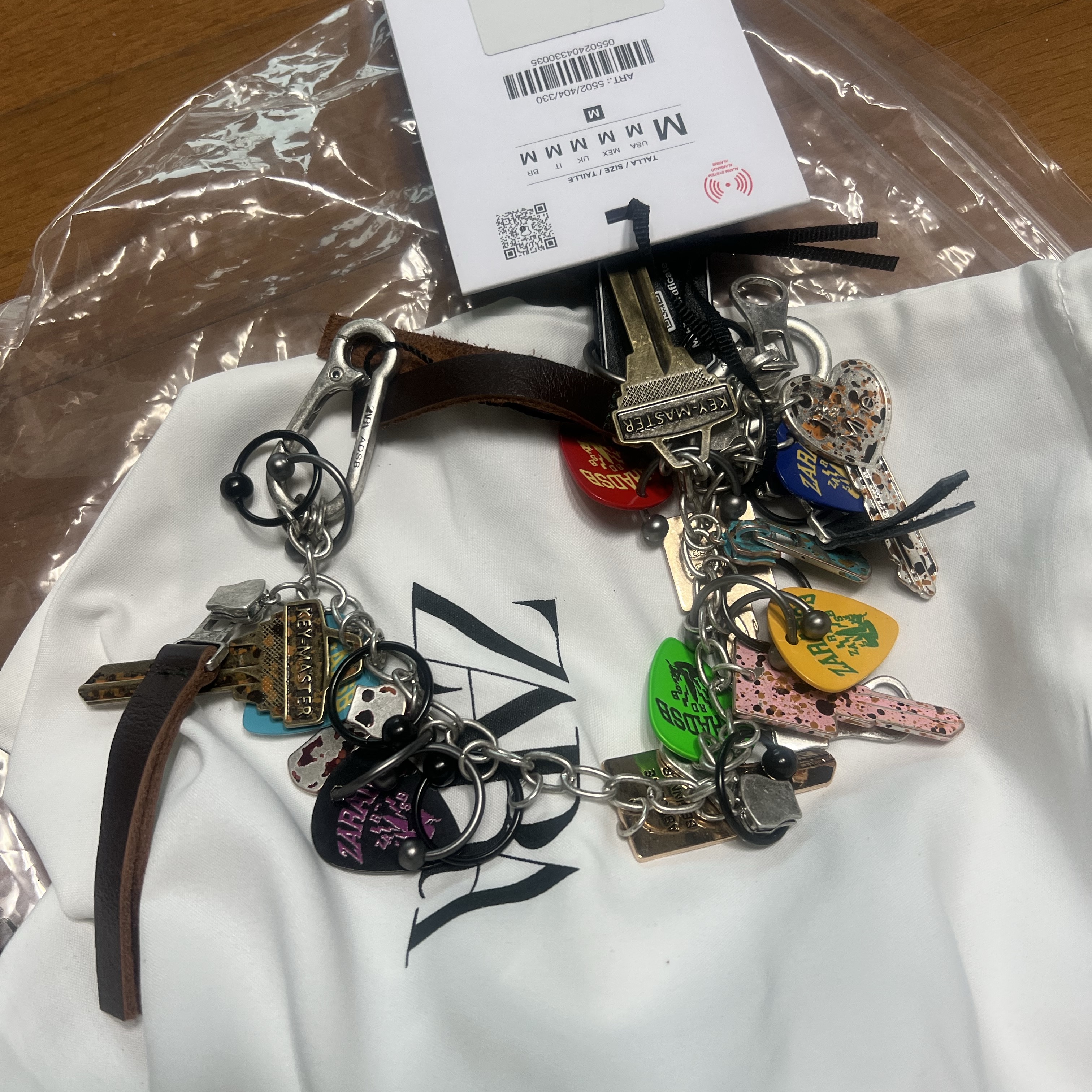 자라 x 앤더슨벨 참 키 팬츠 체인 멀티컬러 | Zara | KREAM 자라 x 앤더슨벨 참 키 팬츠 체인 멀티컬러 | Zara | KREAM