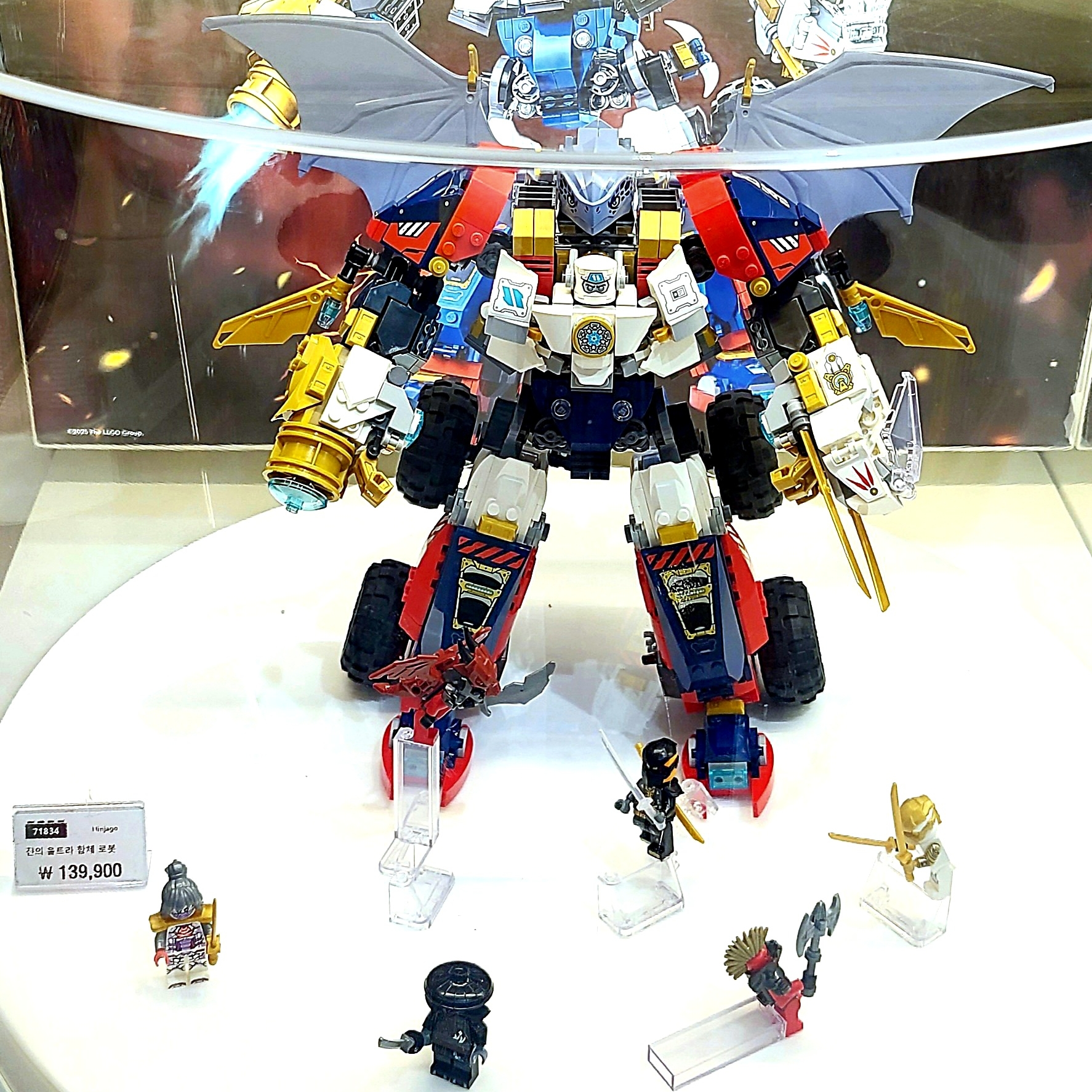 Lego Ninjago Zane's Ultra Combiner Mech 착용 스타일 - 4