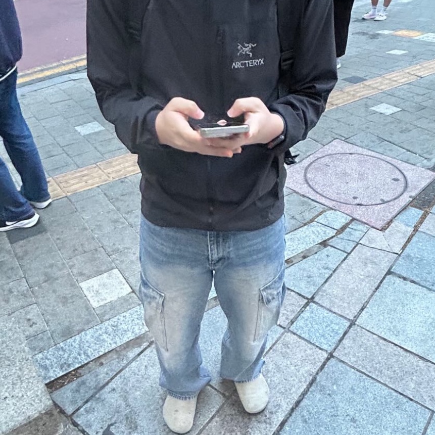 Arc'teryx Squamish Hoody Black 착용 스타일