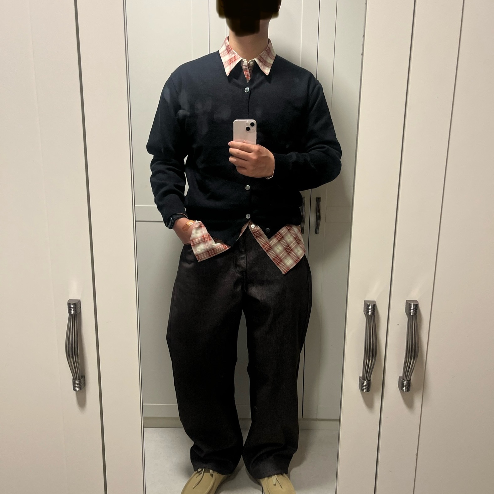 Clarks Wallabee Gore-Tex Maple Suede 착용 스타일 - 2