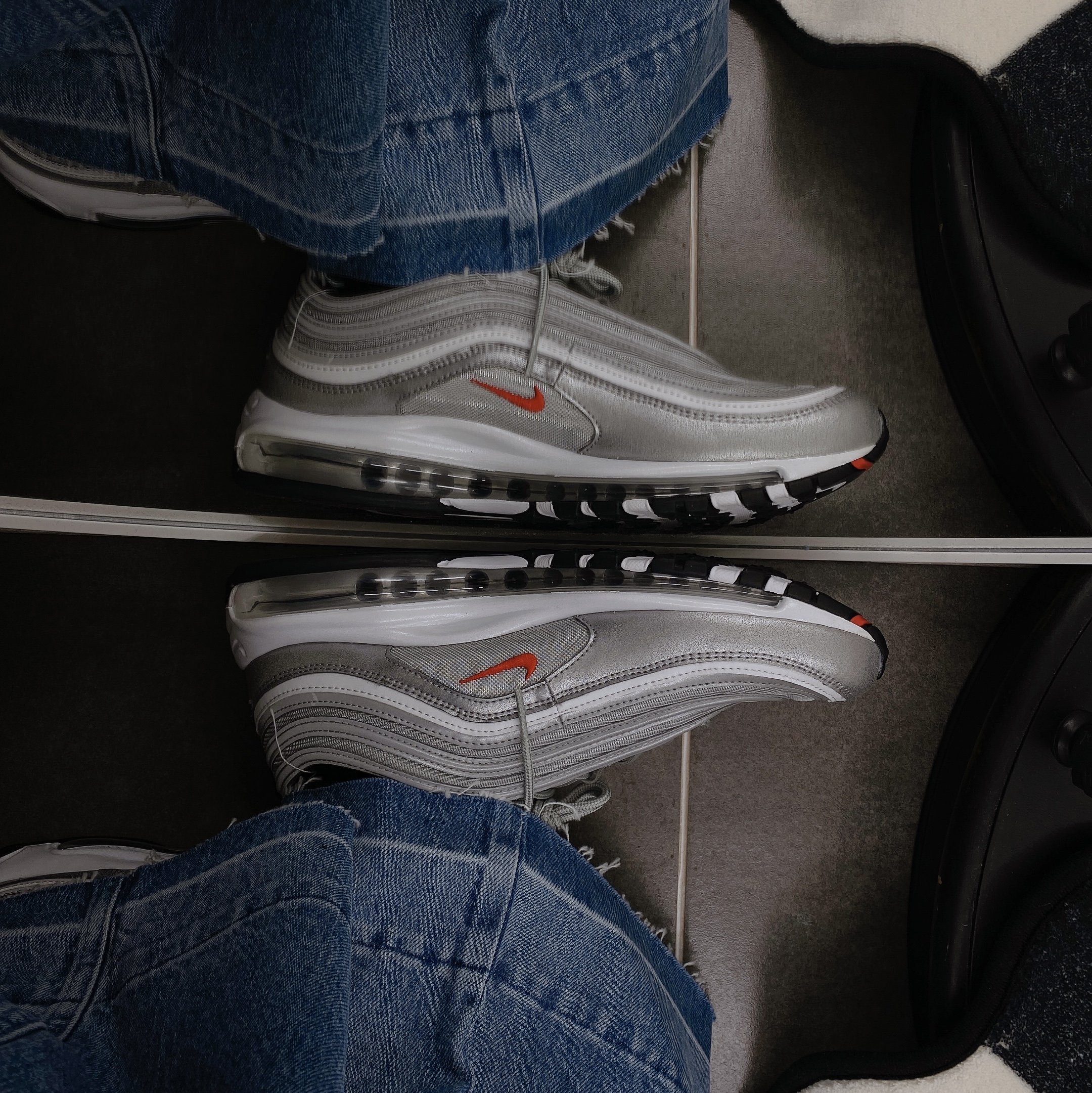 Nike Air Max 97 OG Silver Bullet 2022 착용 스타일