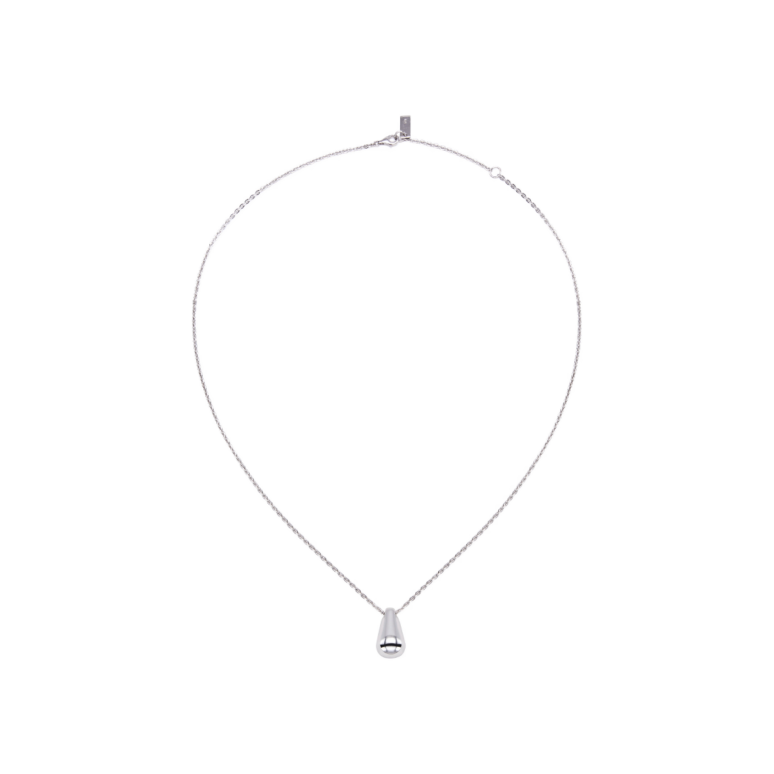 WS004N [예약 배송] TEE RING JAY Liquid Pendant Necklace