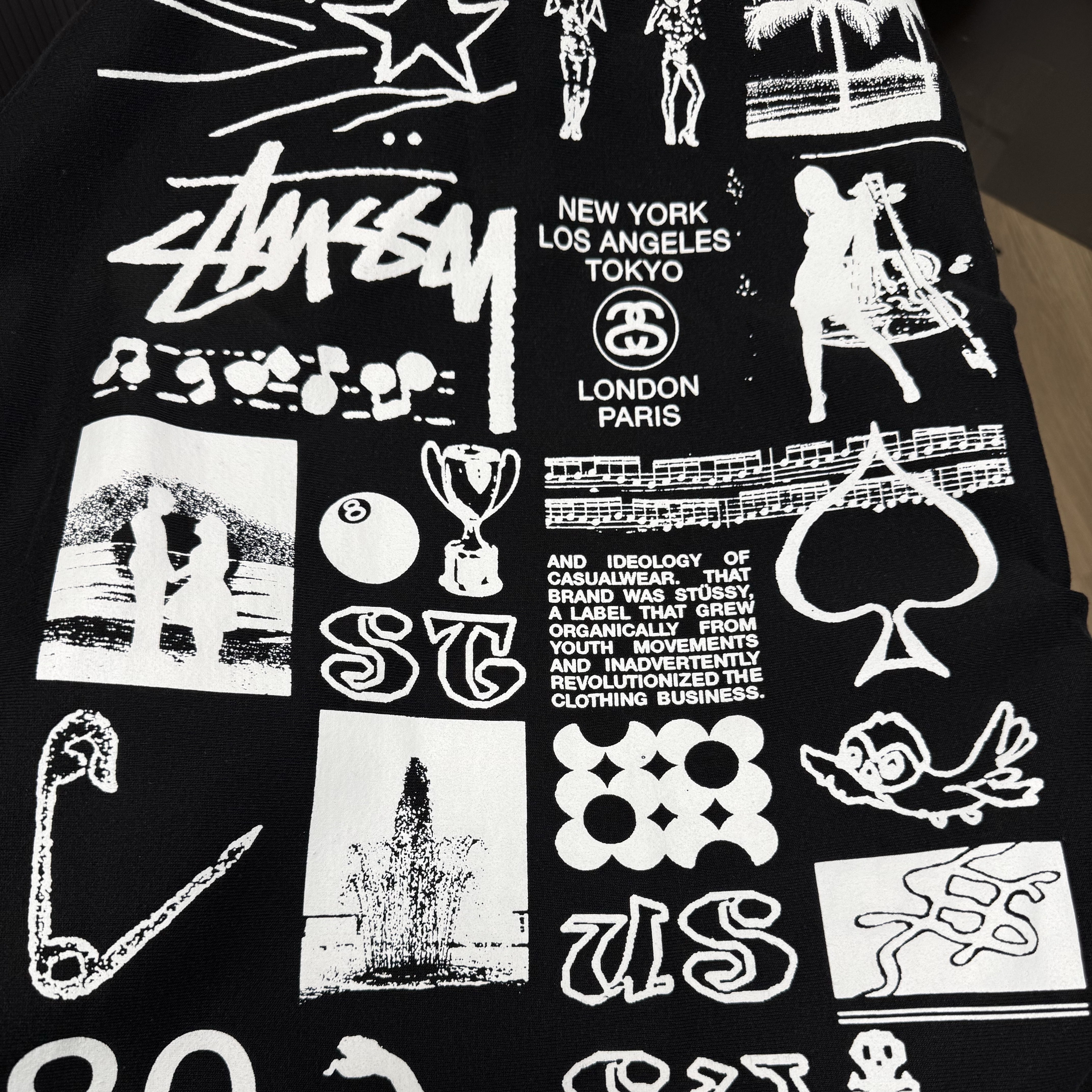 Stussy Sara Zip Hoodie Black 착용 스타일