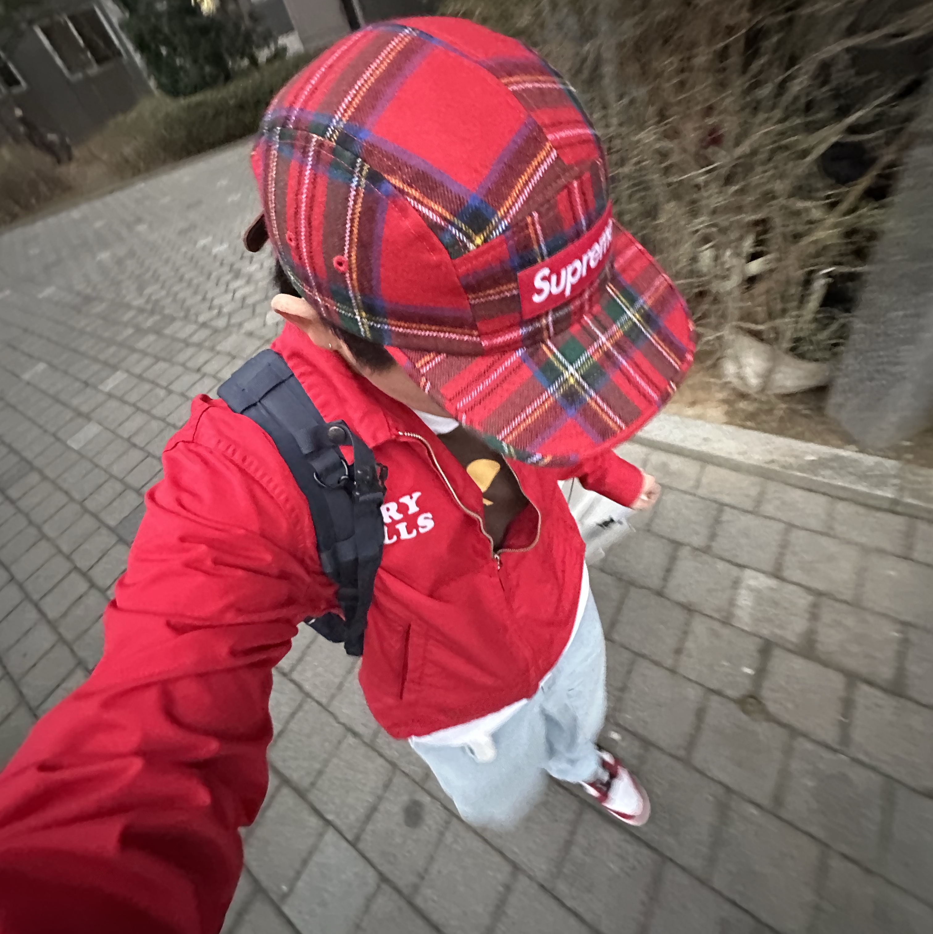 Human Made Drizzler Jacket Red, Nike SB Dunk Low Pro Chicago 착용 스타일