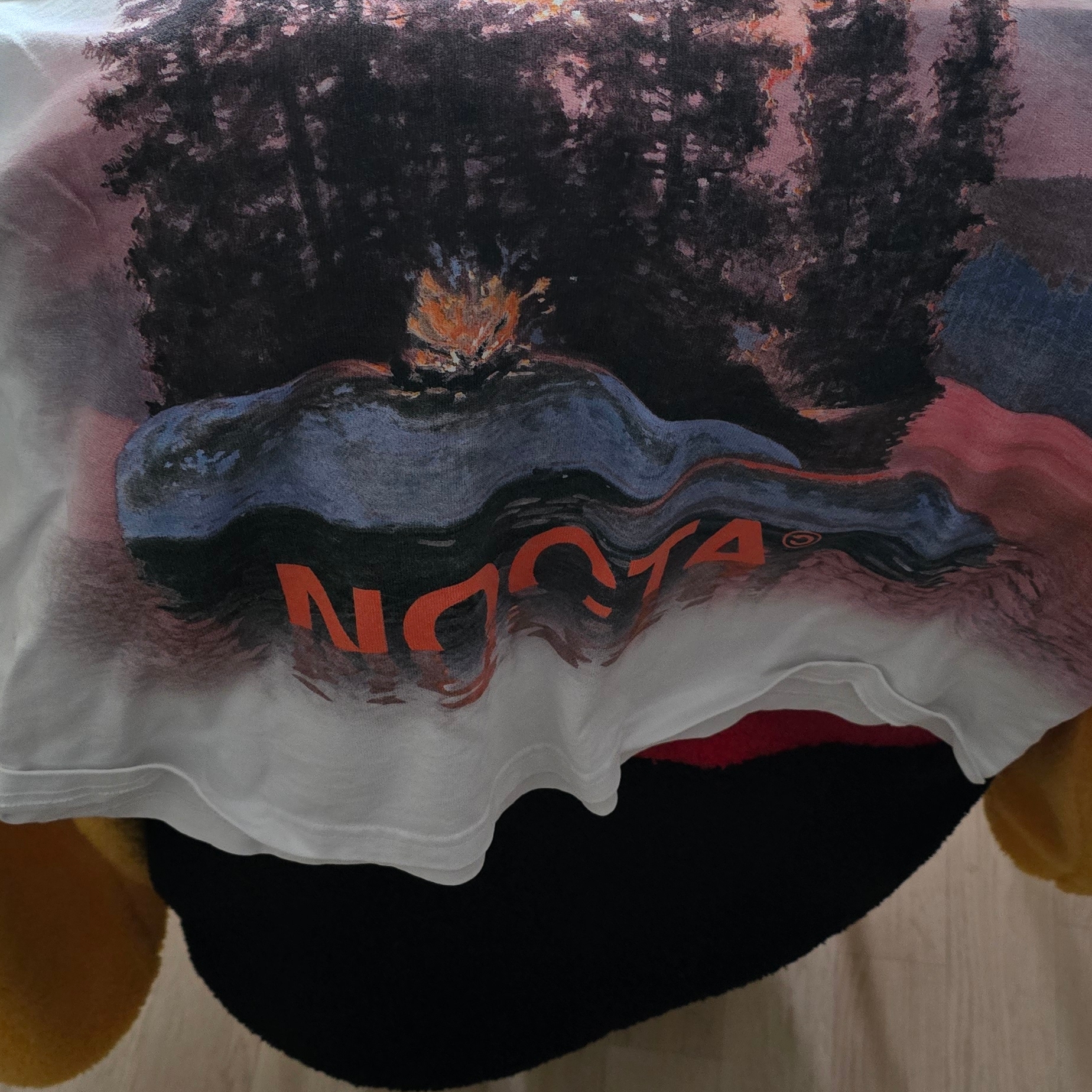 Nike x Drake Nocta Opal Reels Tee White (FV7865-100) 착용 스타일