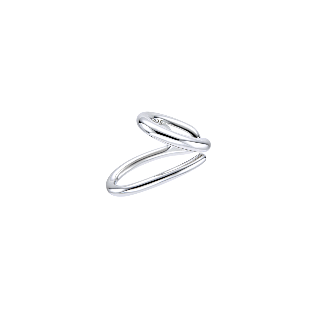 GR1029E [예약 배송] TEE RING JAY Double Pipe Ear Cuff