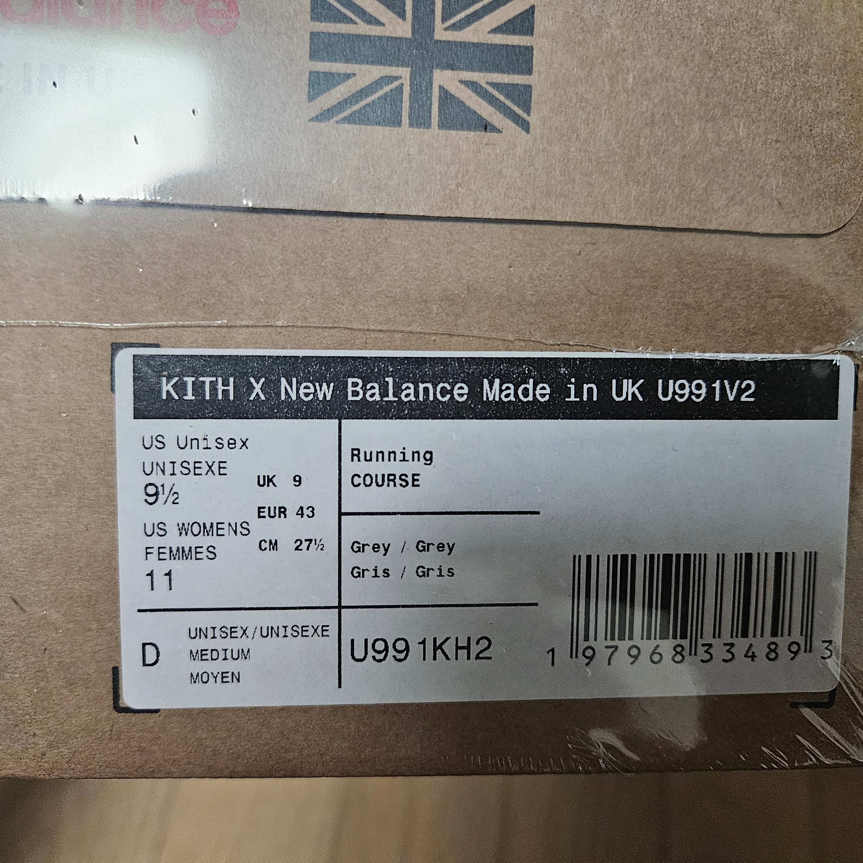 New Balance x Kith 991v2 Made in UK Steel Blue Grey 착용 스타일 - 6