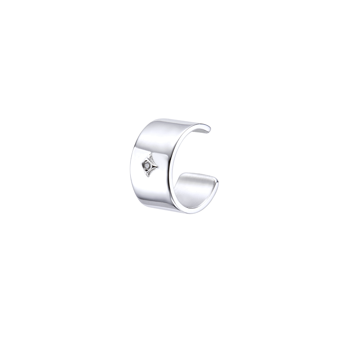 GR1030P [예약 배송] TEE RING JAY Star Embedded Diamond Lip Cuff