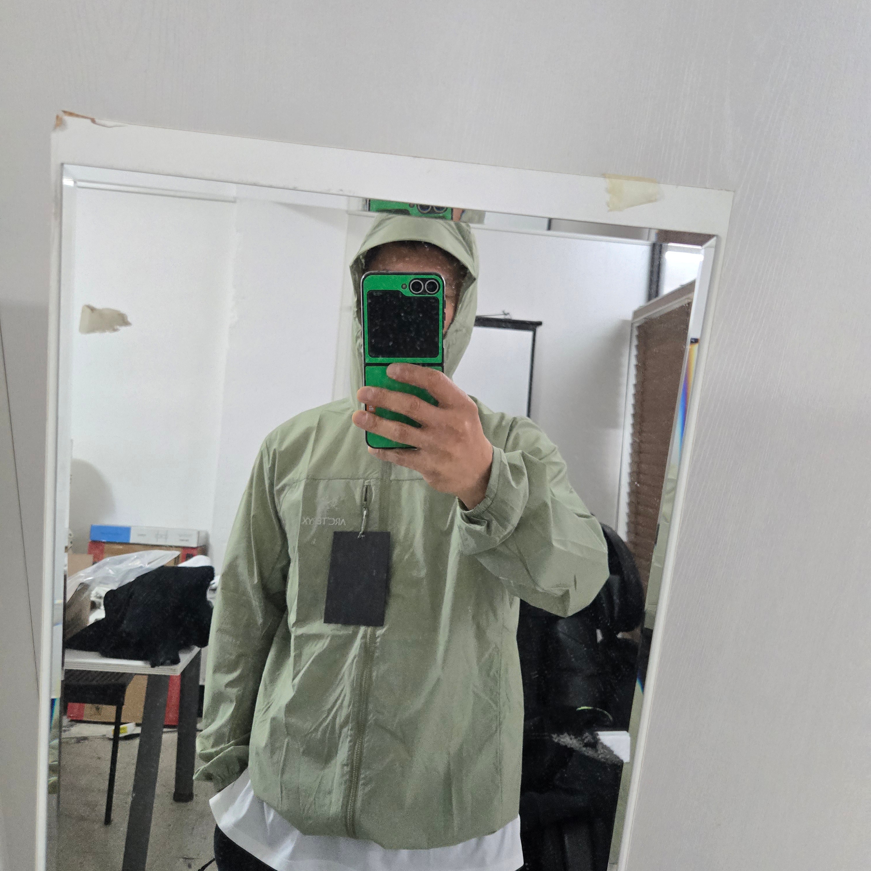 Arc'teryx Squamish Hoody Chloris 착용 스타일