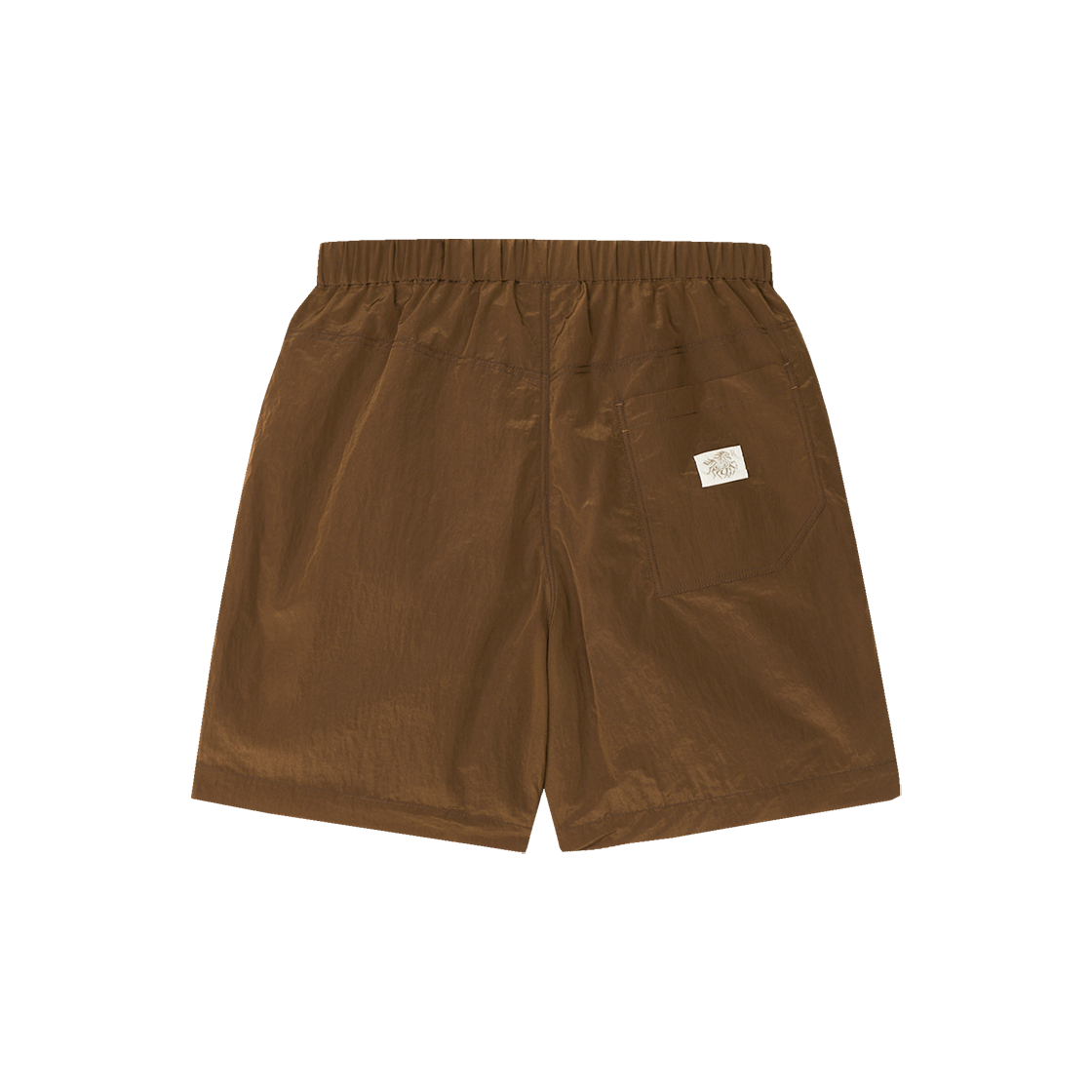 KM5BPASRR08BR Ranra Stroller Shiny Nylon Shorts Bronze Brown - 25SS - #2