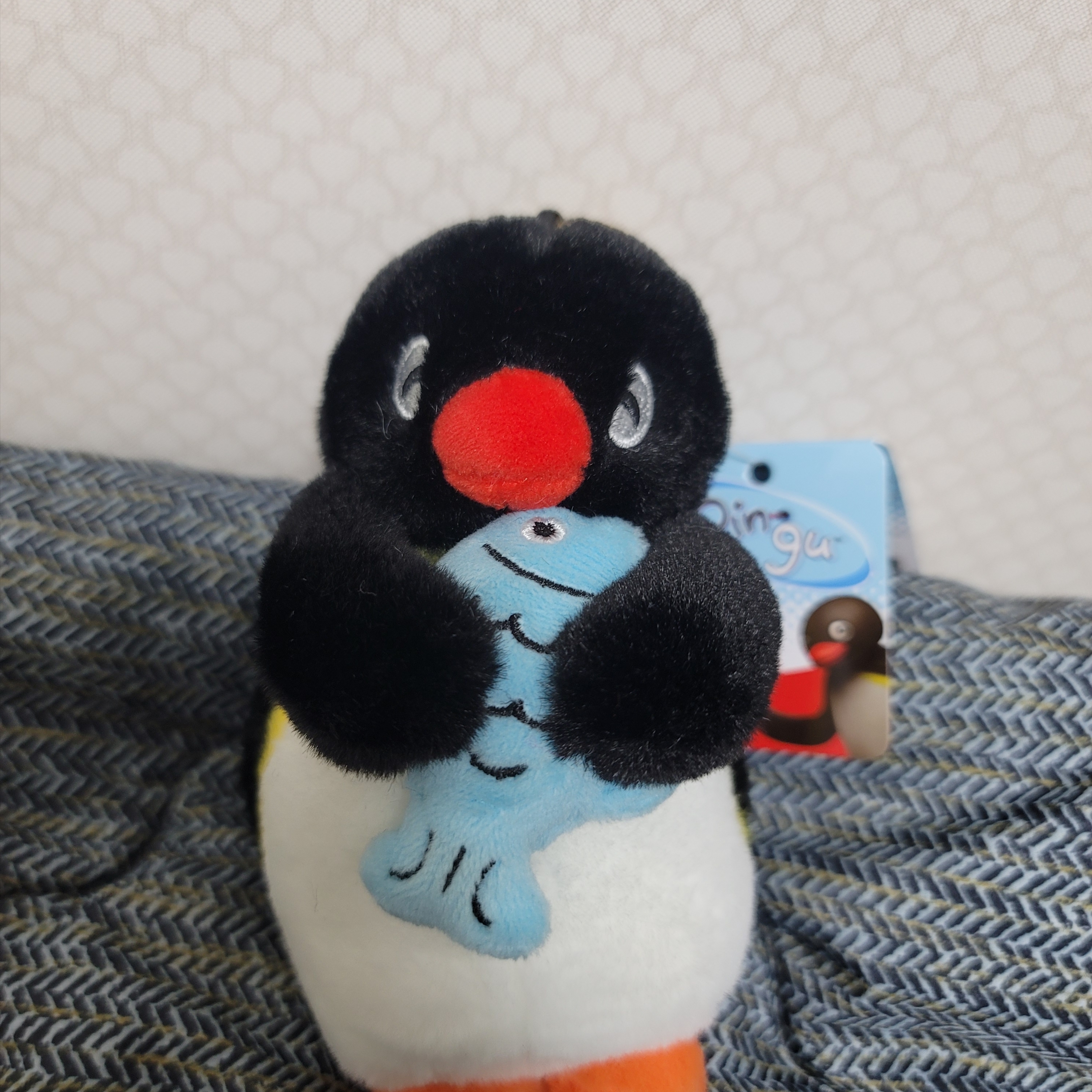 Pingu Fish Keyring Pingu (13cm) 착용 스타일 - 3