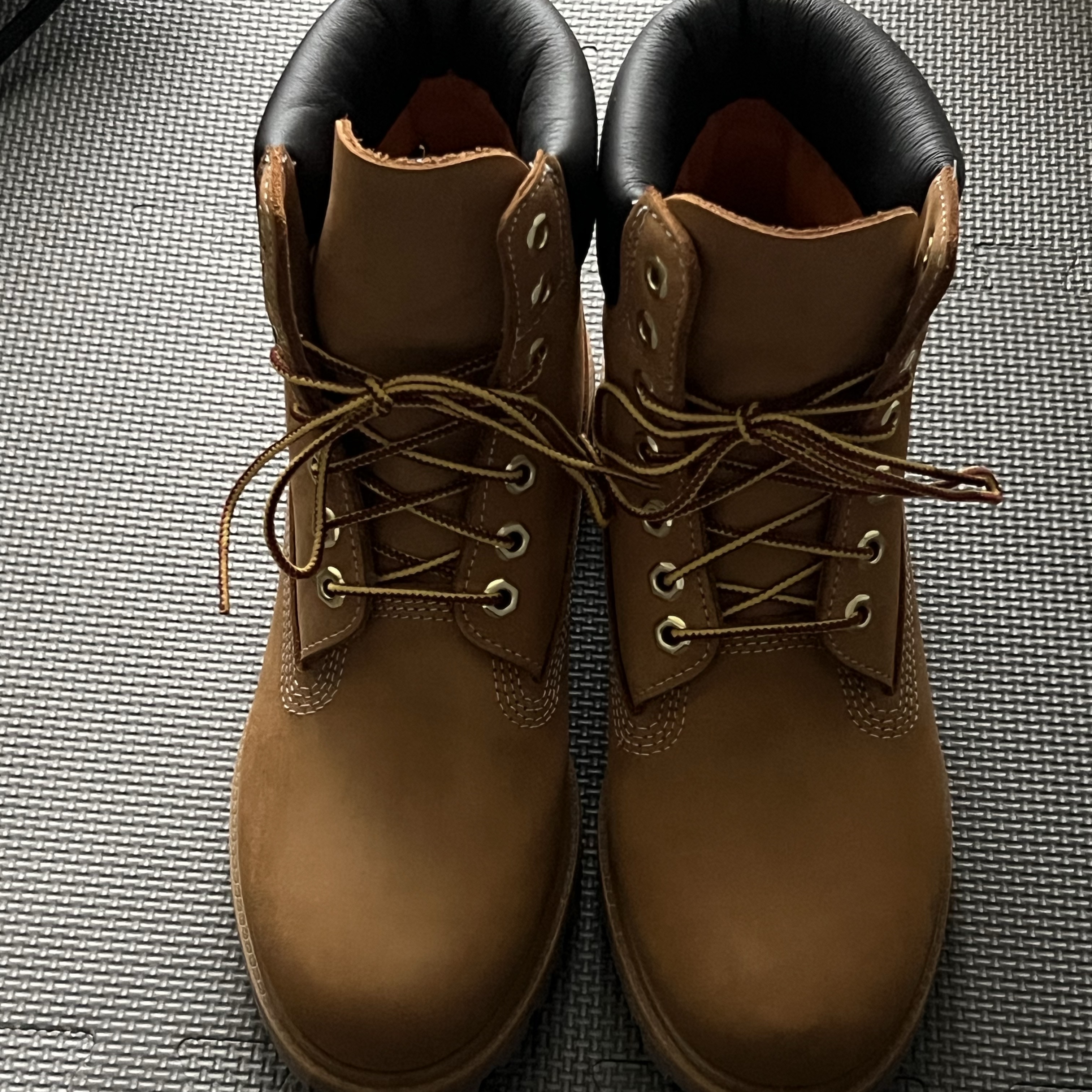 Timberland Premium 6 inch Waterproof Boot Wheat Nubuck - Wide 착용 스타일