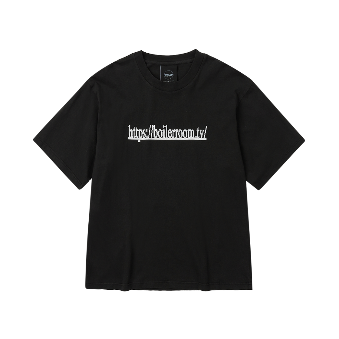보일러룸 TV 로고 블랙 - 25SS(Boiler Room TV Logo Black - 25SS)