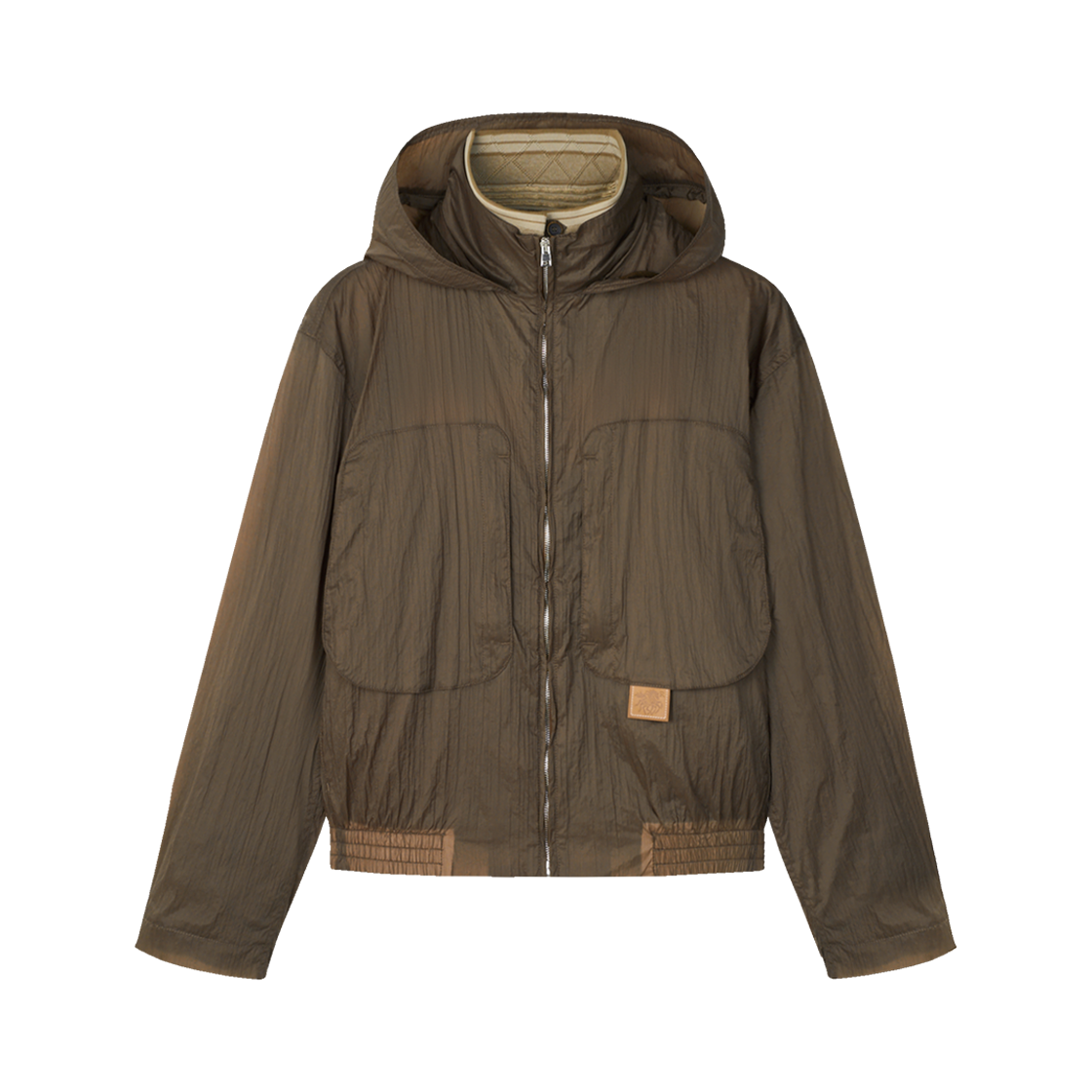 란라 퍼스 라이트 나일론 후디 자켓 몽크스 로브 - 25SS(Ranra Purs Light Nylon Hoodie Jacket Monk's Robe - 25SS)