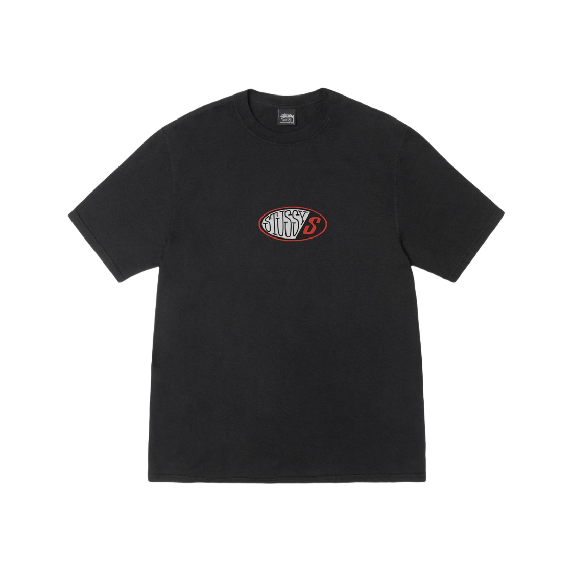 스투시 핏스탑 피그먼트 다이드 티셔츠 블랙 | Stussy | KREAM