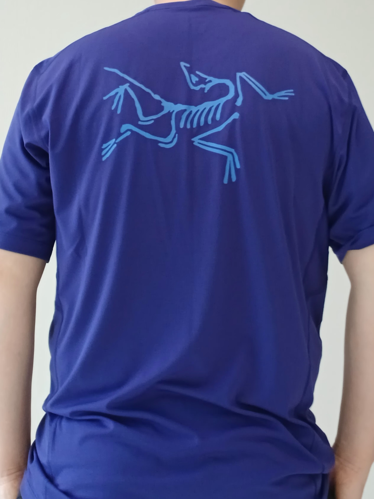 Arc'teryx Motus Arcword Crew SS T-Shirt Soulsonic Heather, Arc'teryx Keyring Metal 착용 스타일 - 1