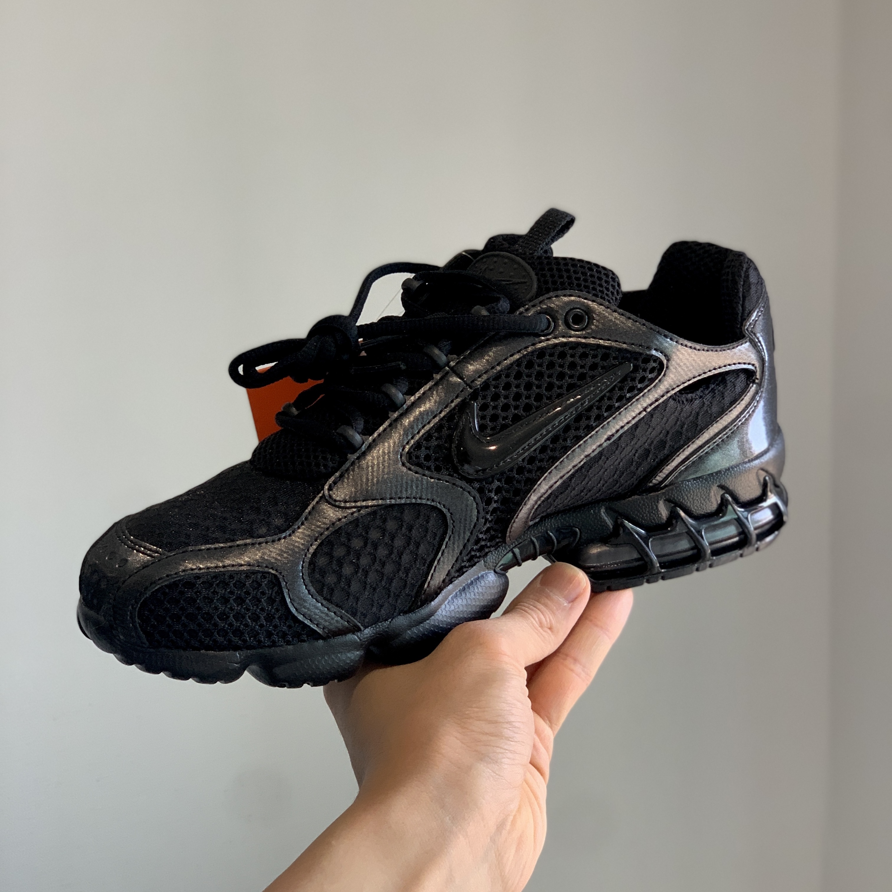 Nike Air Zoom Spiridon Cage 2 Black Anthracite 착용 스타일