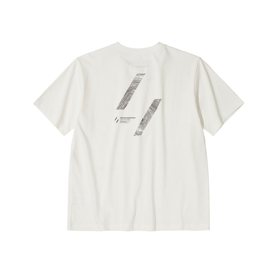 WBEUTS002WH Welter Experiment Tree Ring T-Shirt White