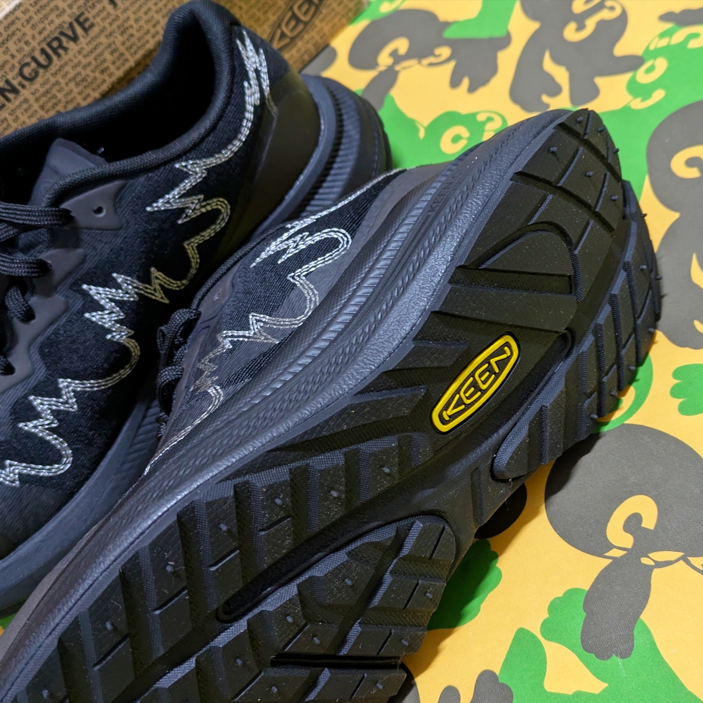 Keen x Engineered Garments WK500 Black 착용 스타일 - 4