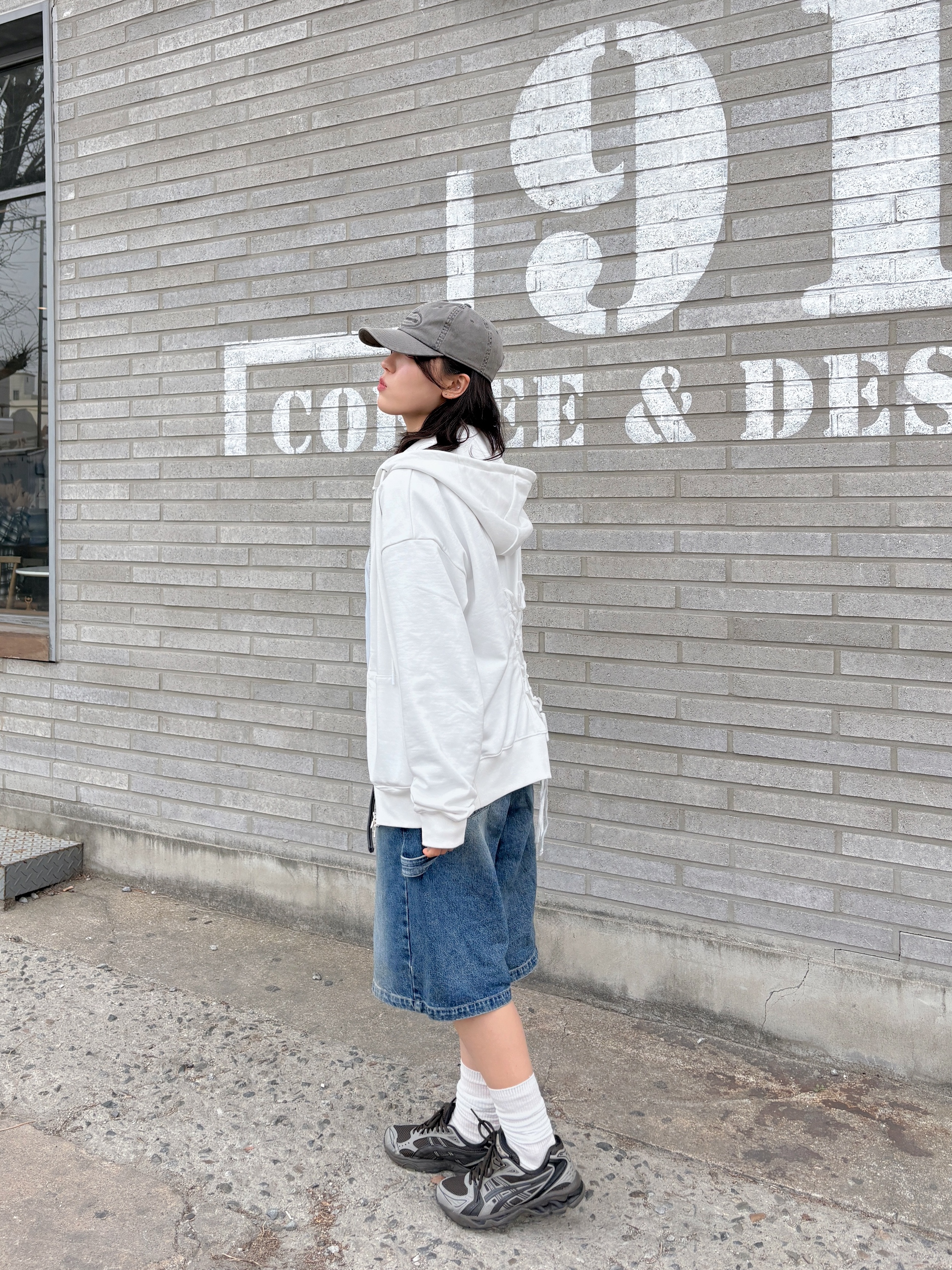 Thevinylhouse Carpenter Denim Shorts Blue, Asics x Atmos x Undermycar Gel-Kayano 14 Pepper Black ์ฐฉ์ฉ ์คํ์ผ - 2