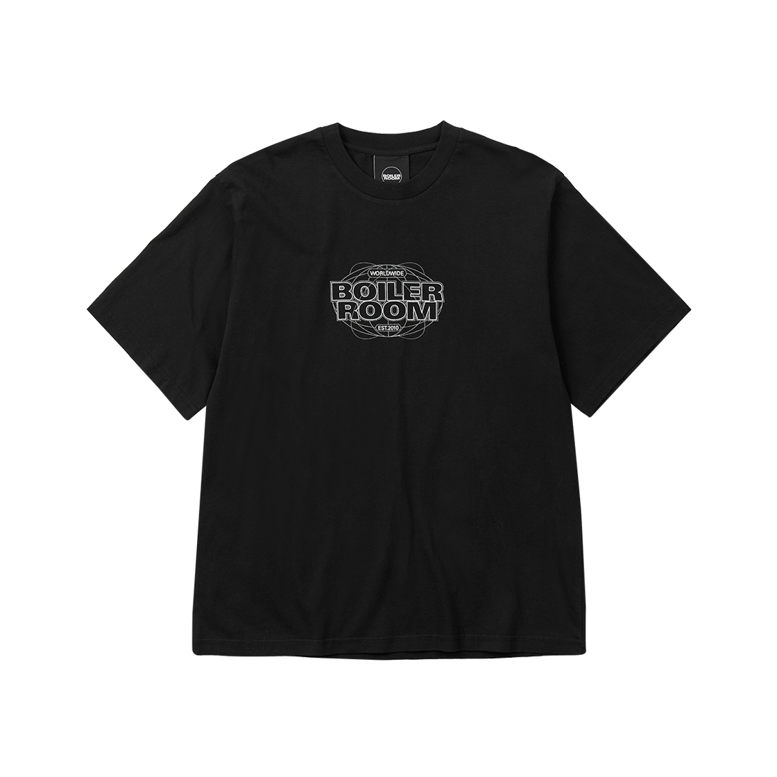 보일러룸 월드 투어 티 블랙 - 25SS(Boiler Room World Tour Tee Black - 25SS)