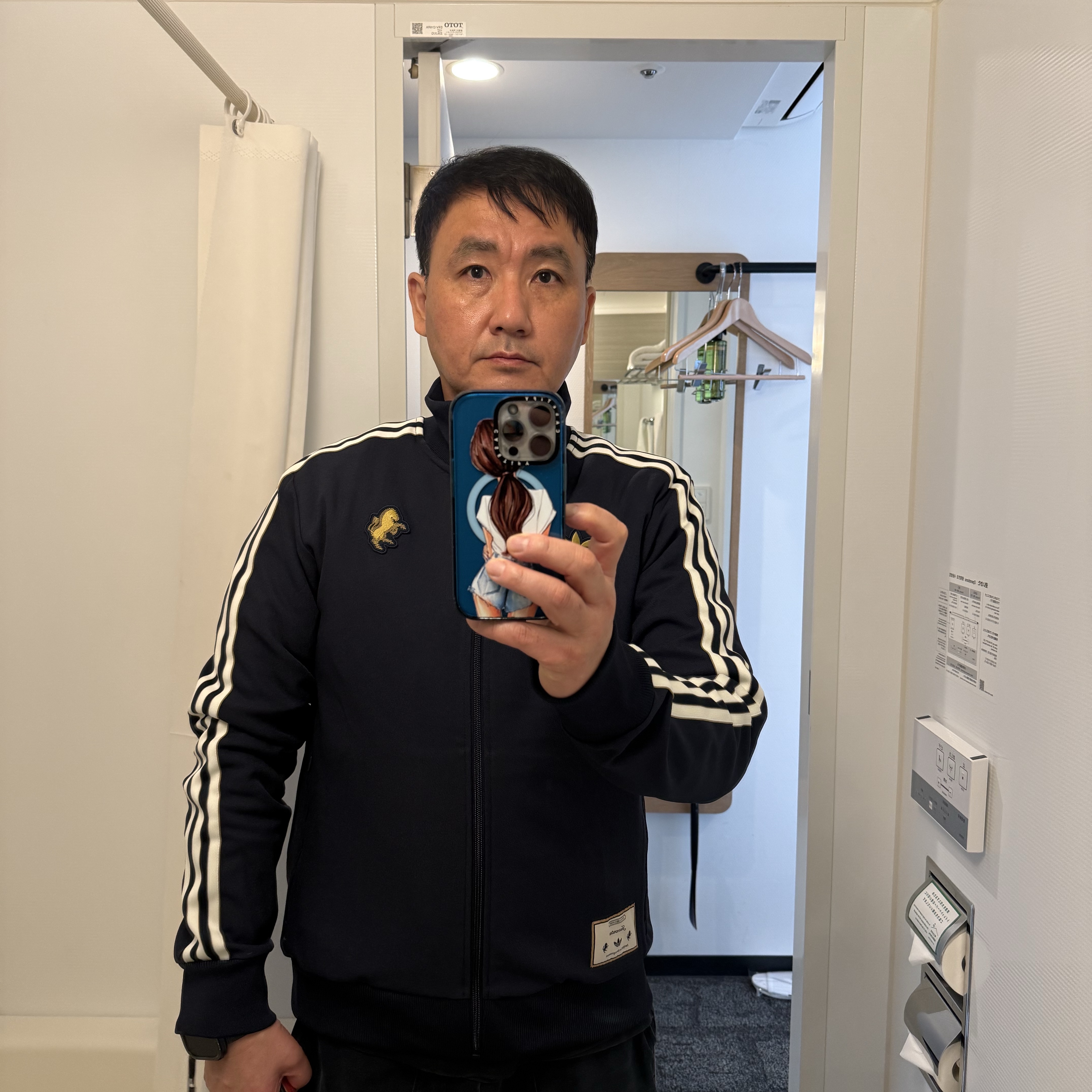 Adidas Juventus Terrace Icon Track Top Legend Ink - US Sizing 착용 스타일