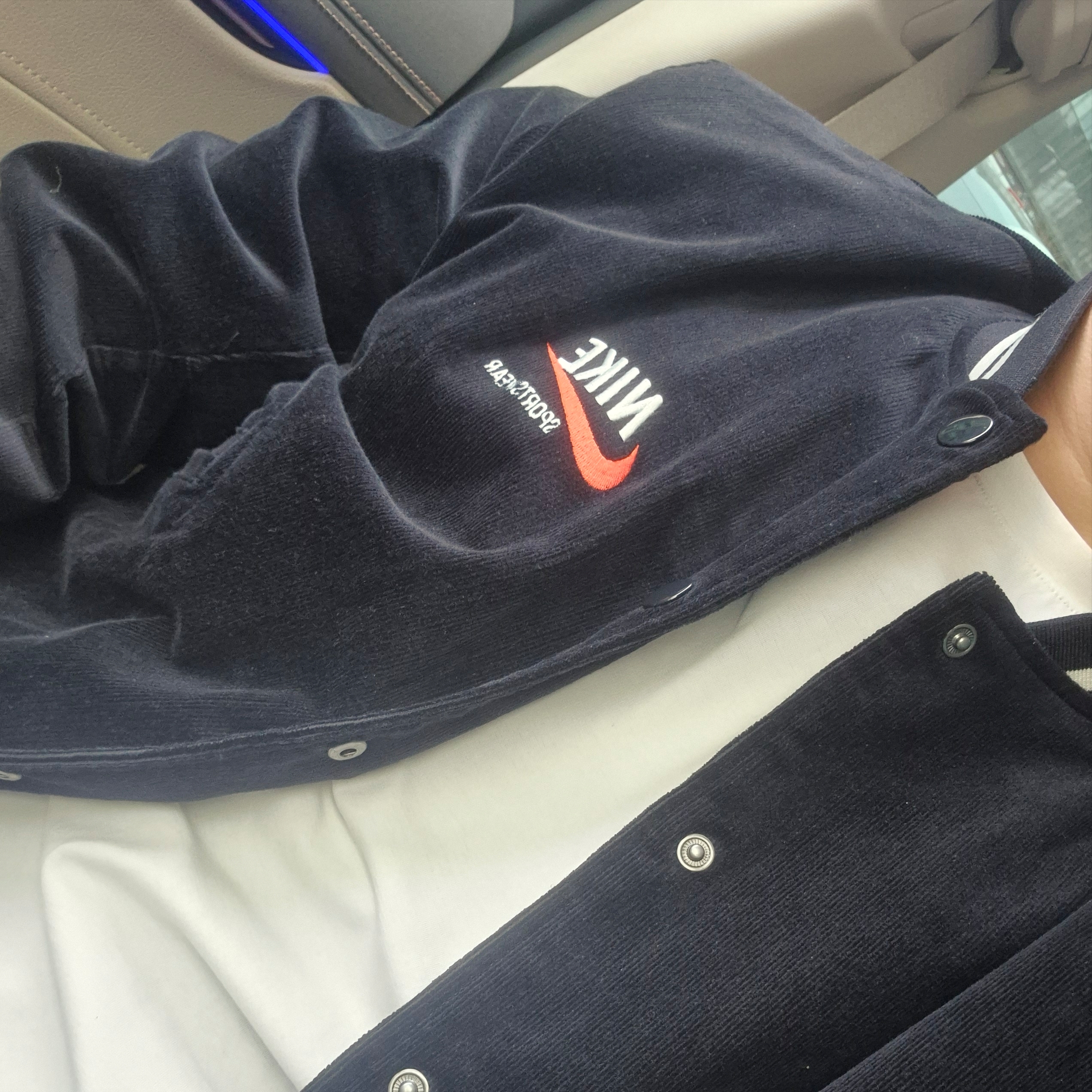 Nike NSW Trend Bomber Jacket Black - Asia 착용 스타일