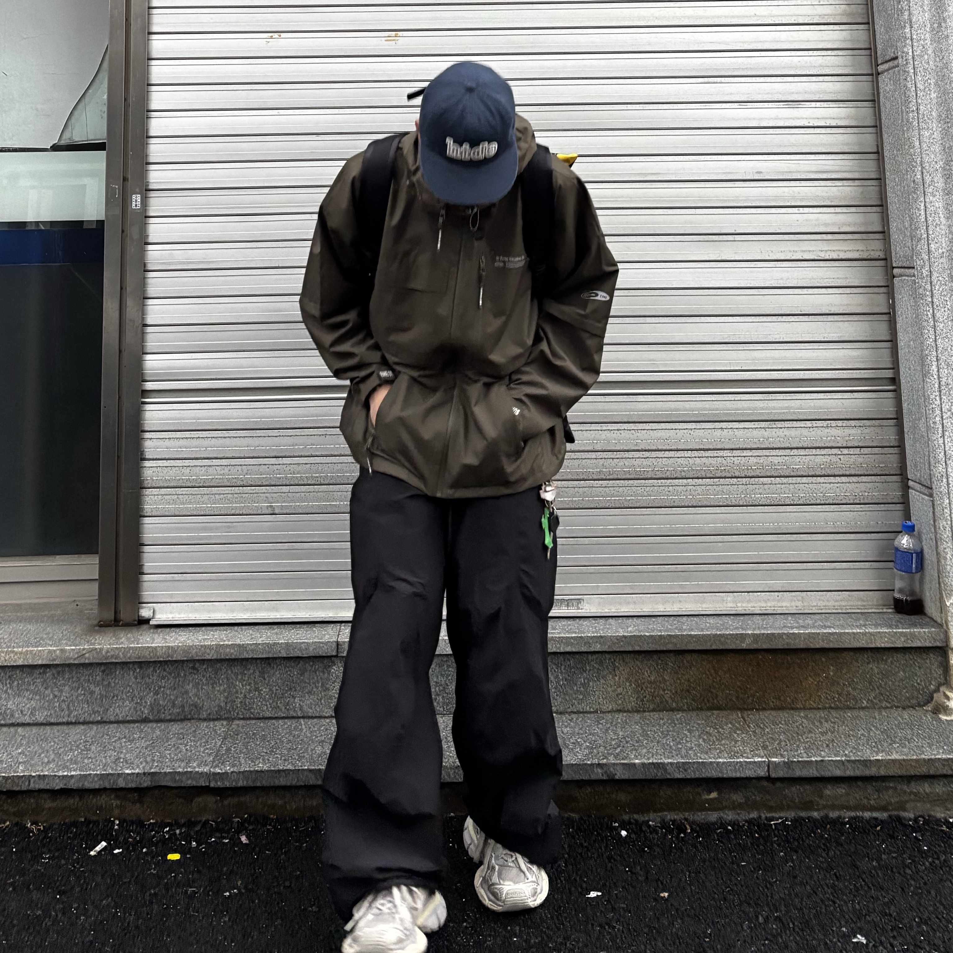 Wapworks Denier Curved Track Pants, Balenciaga 3XL Fishnet Sneakers Egg Shell 착용 스타일 - 2